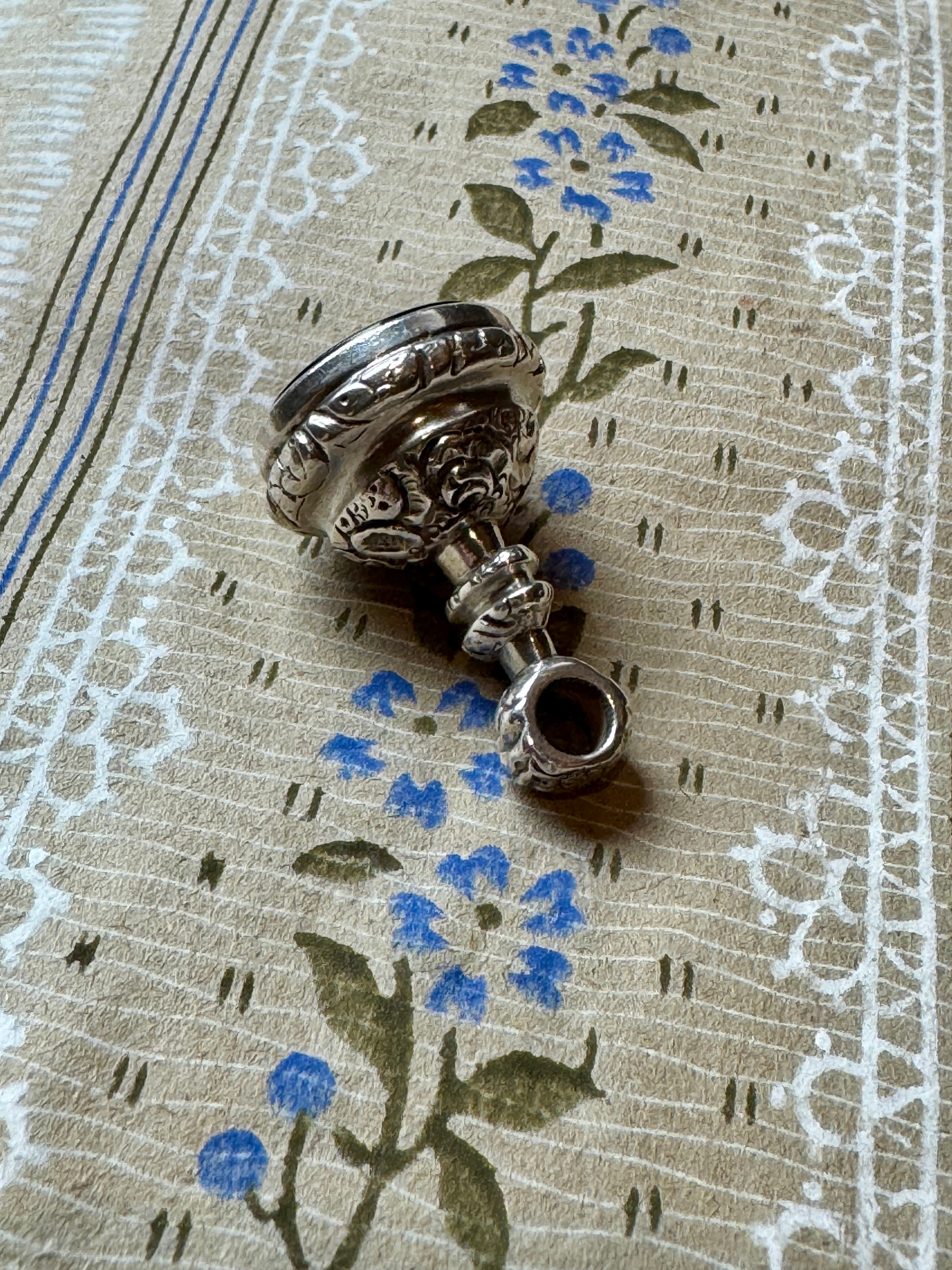 Large Antique Onyx Fob/Pendant/Seal