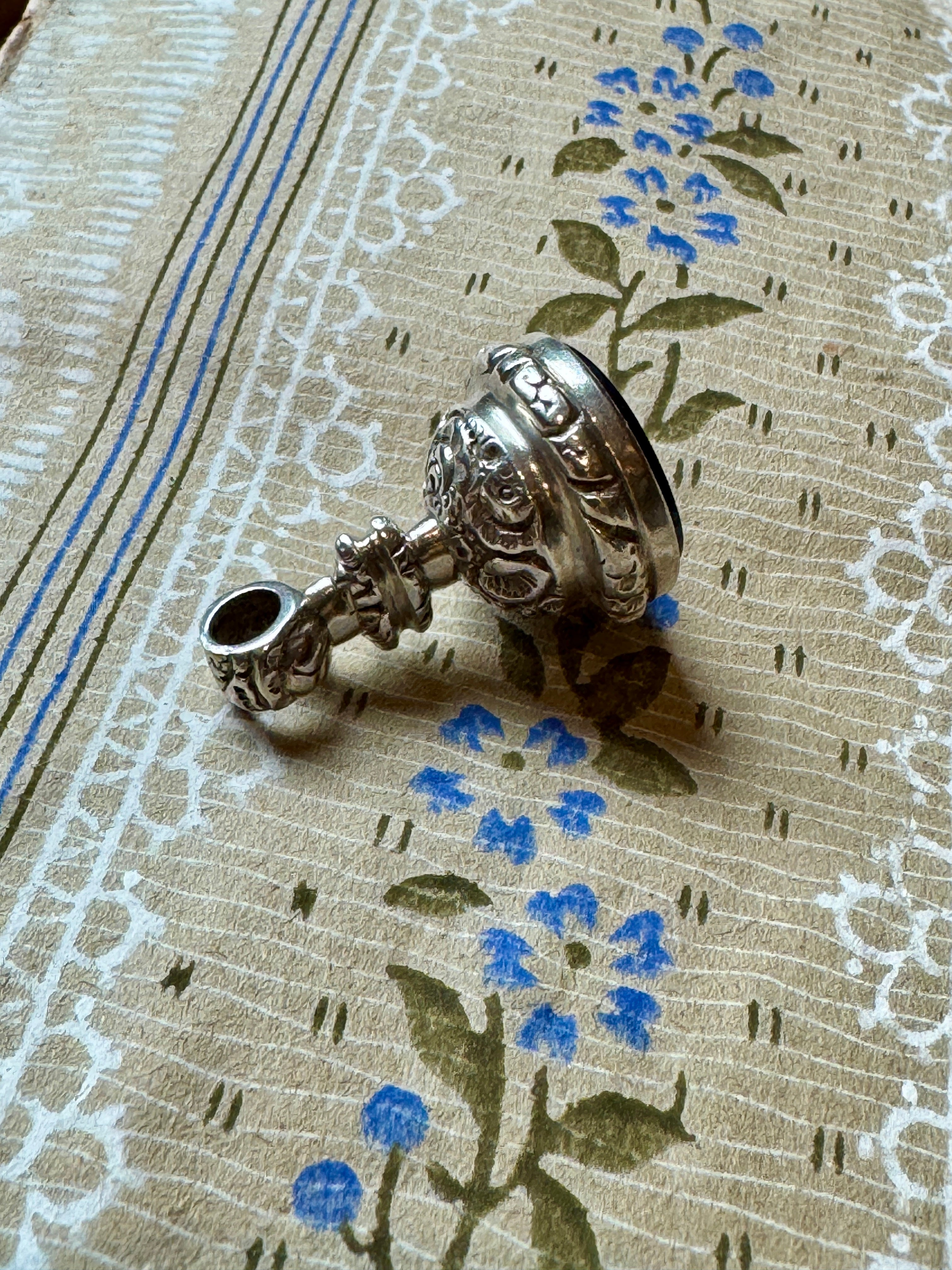 Large Antique Onyx Fob/Pendant/Seal