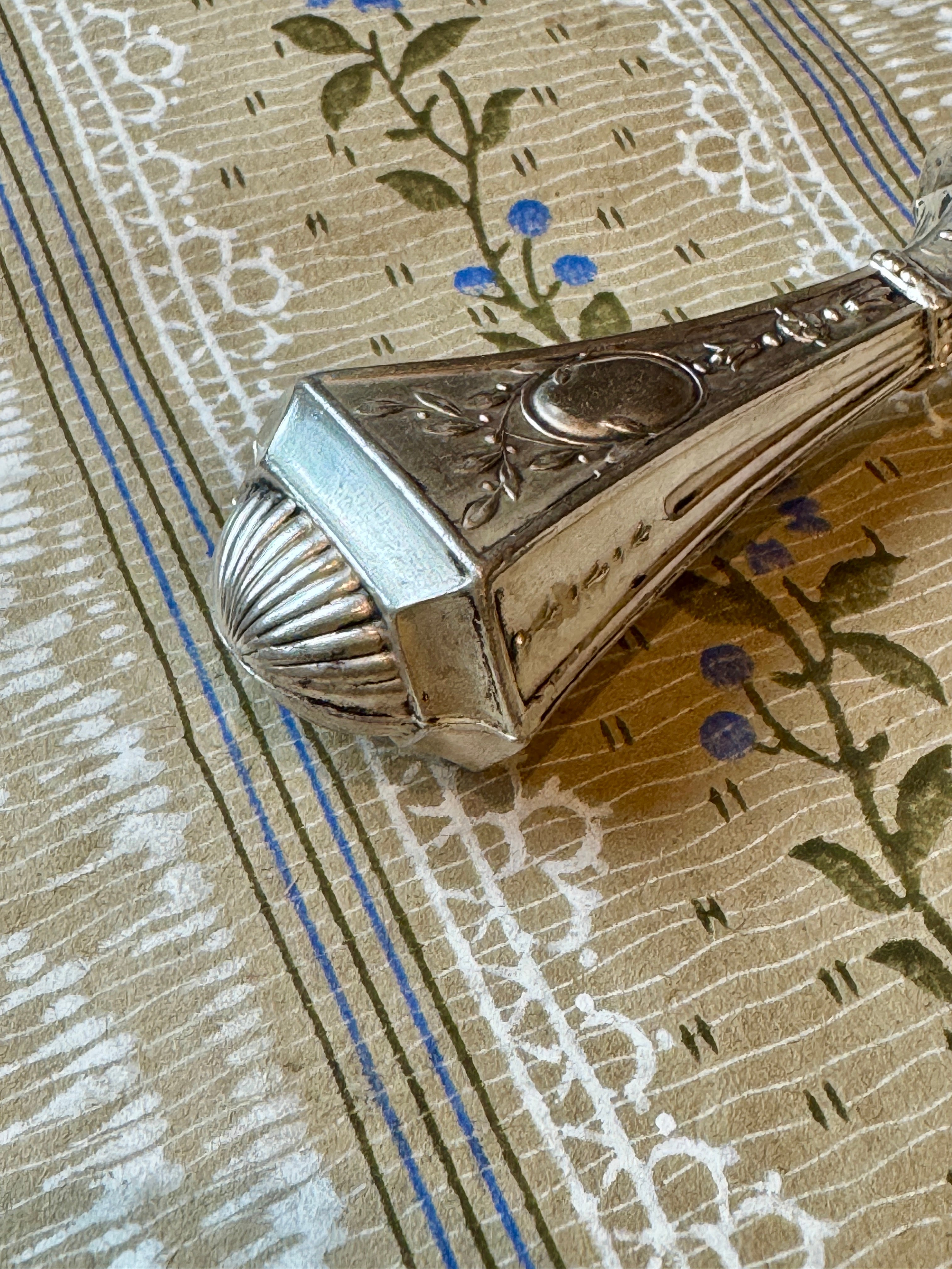 Antique French Art Nouveau Wax Seal Stamp