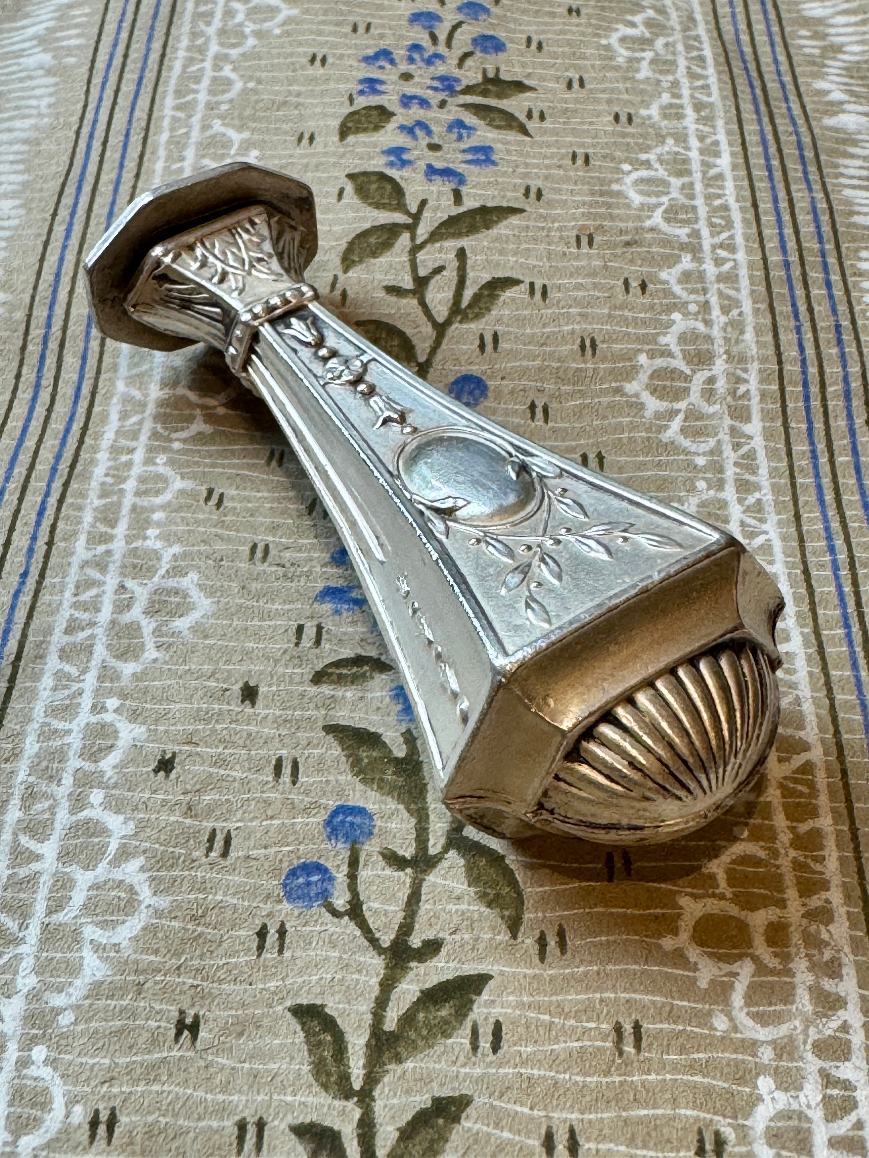 Antique French Art Nouveau Wax Seal Stamp