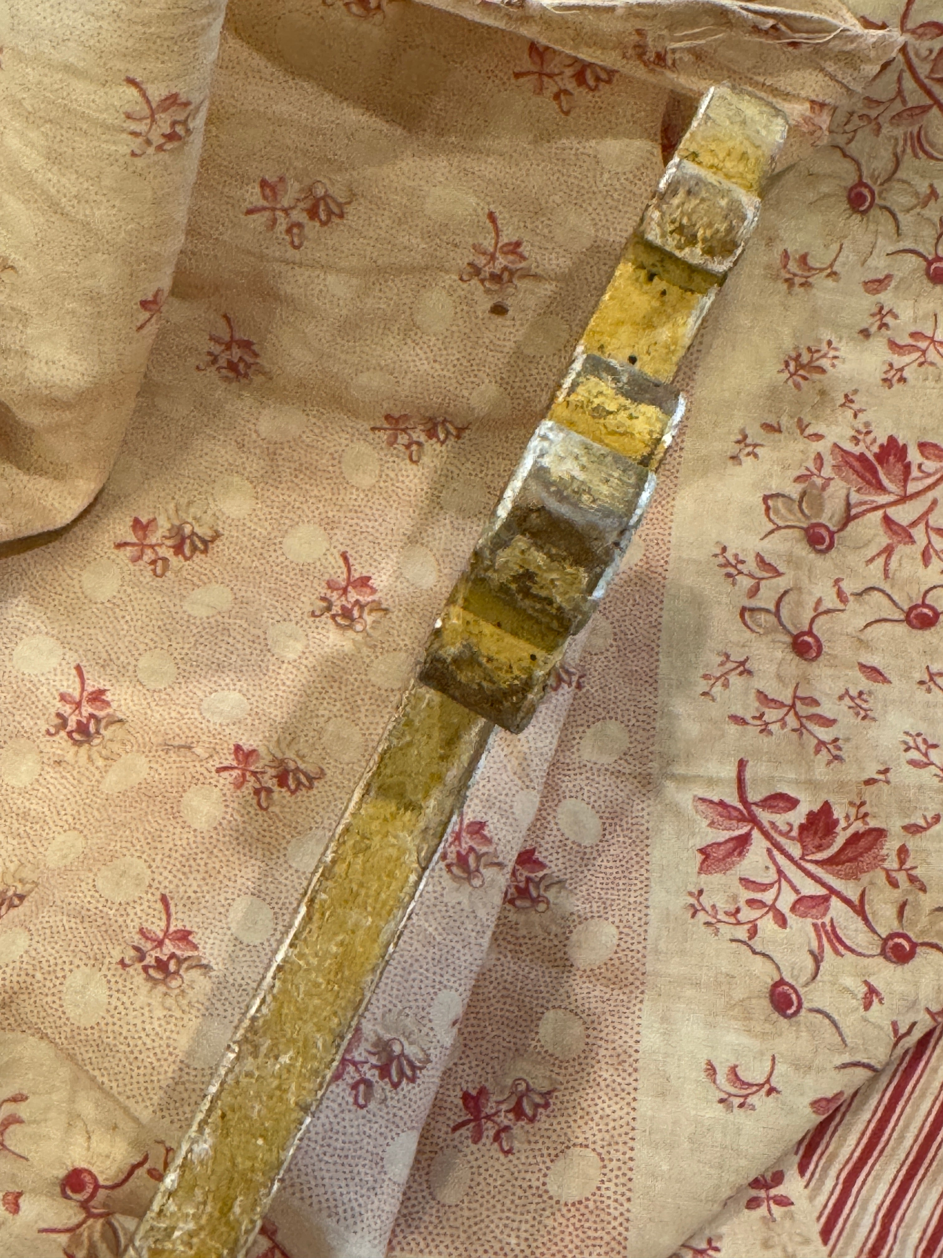 19th-century French Gilded Gesso Cross