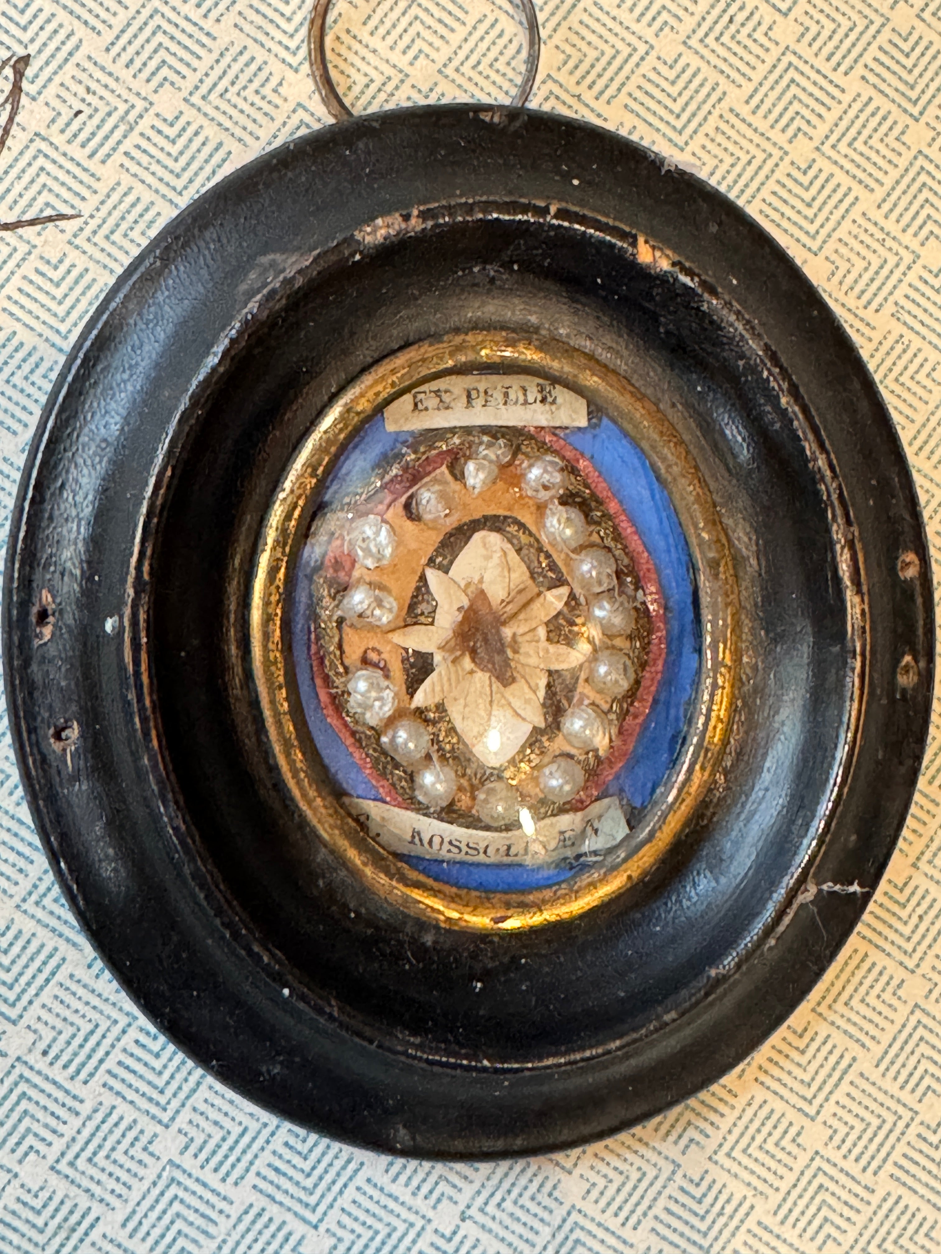 Antique 1800s Saint Rossoline Relic