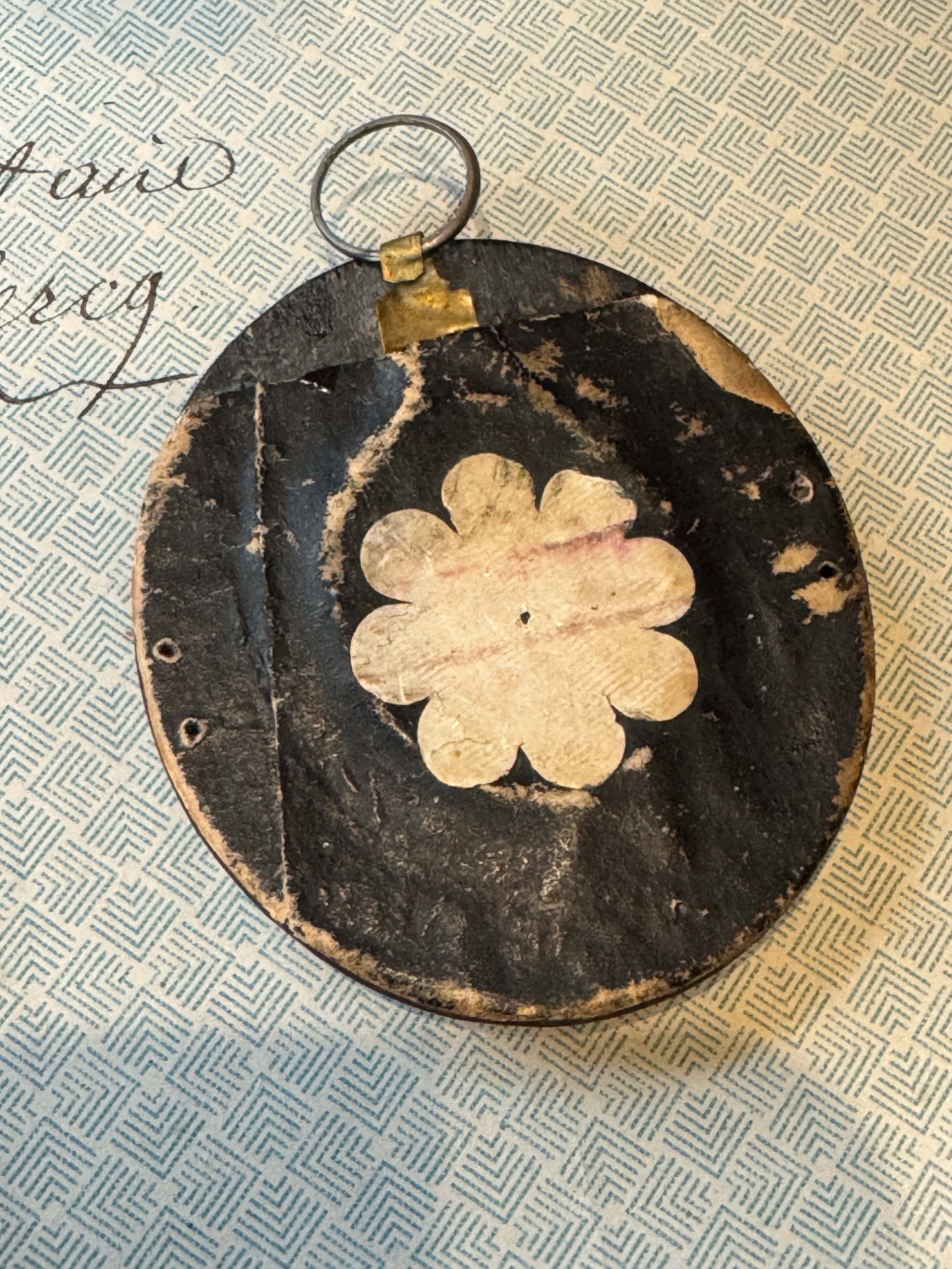 Antique 1800s Saint Rossoline Relic