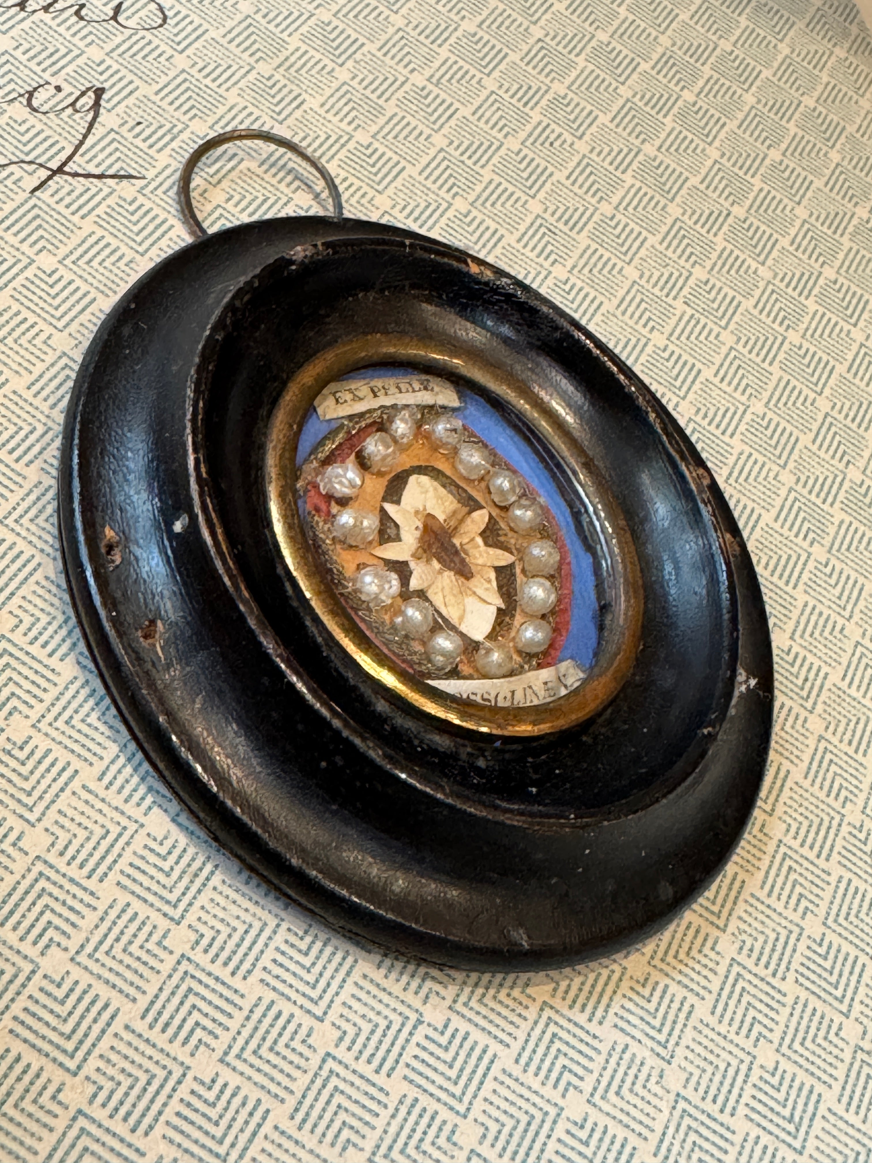 Antique 1800s Saint Rossoline Relic