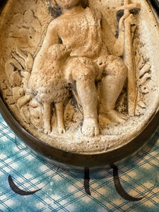 Beautiful Meerschaum 1800s French Religious Icon