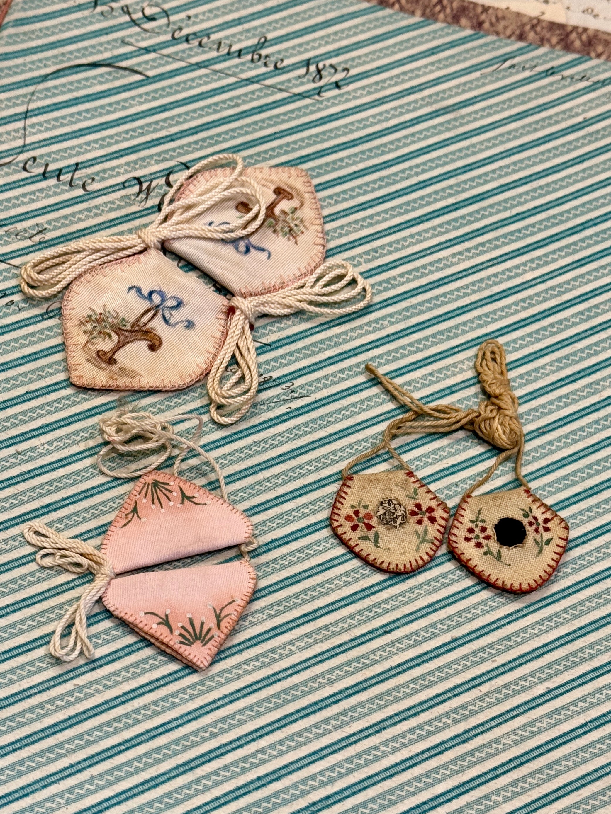 Antique Scapulars from France, Italy, and Spain