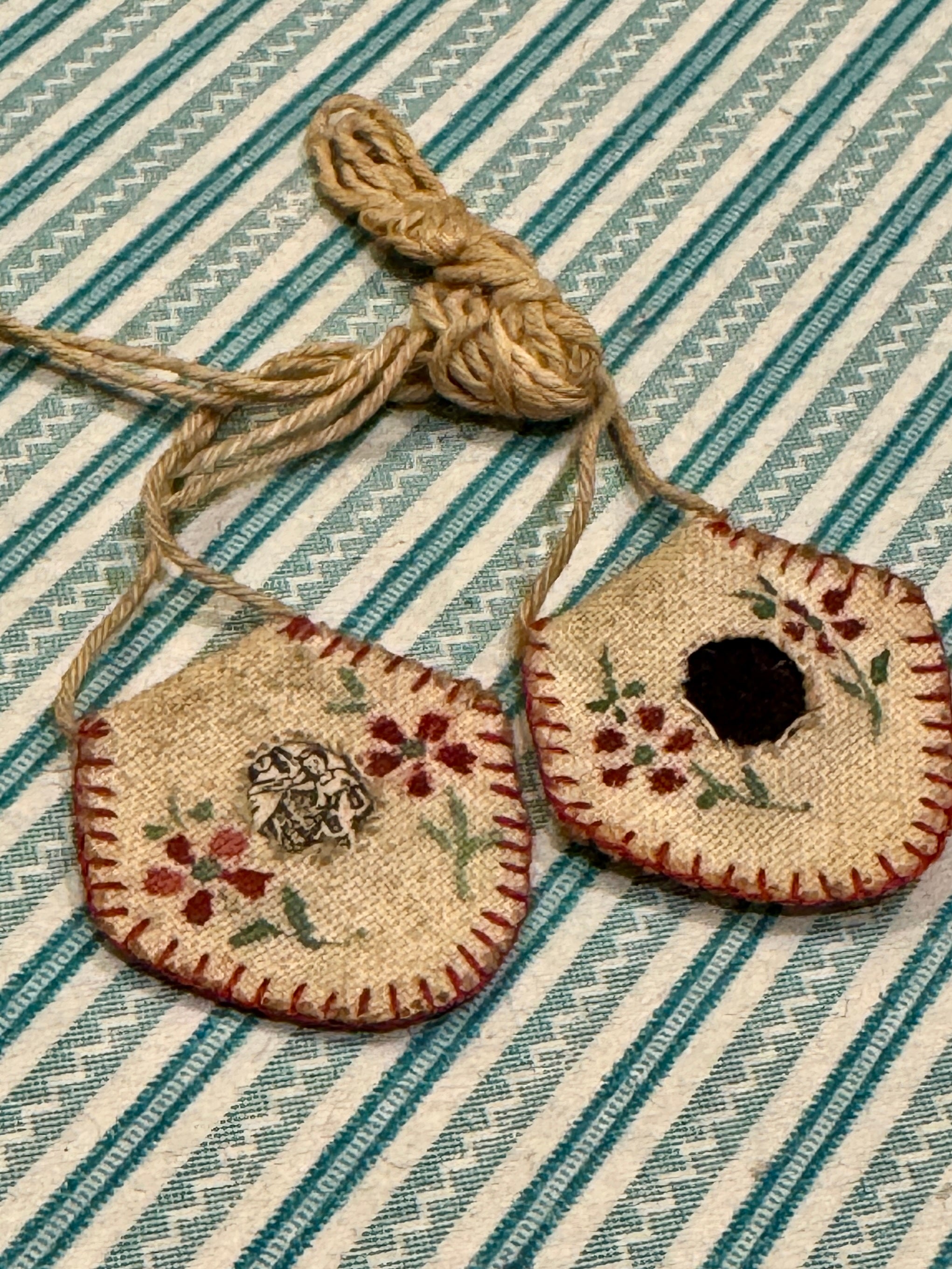 Antique Scapulars from France, Italy, and Spain