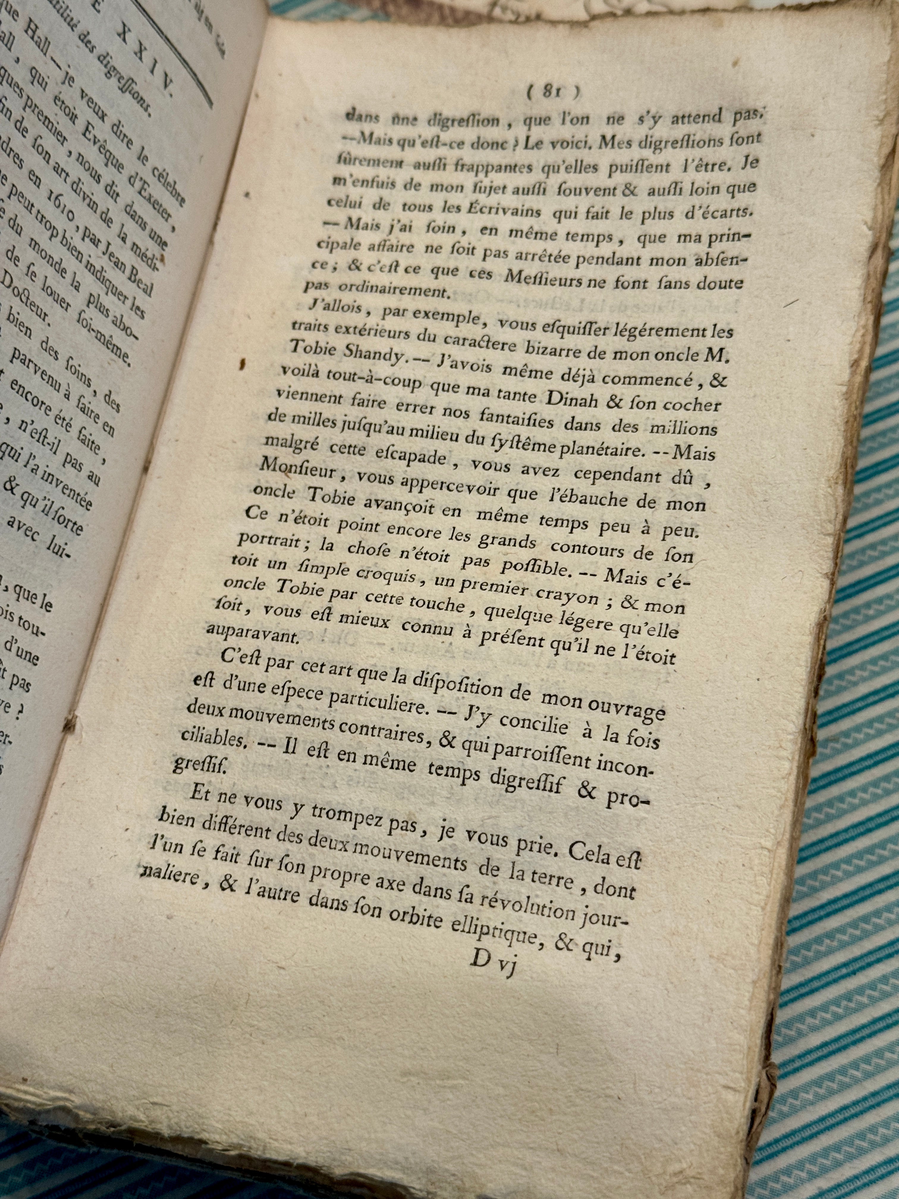 1780 - La Vie et les Opinions de Tristram Shandy