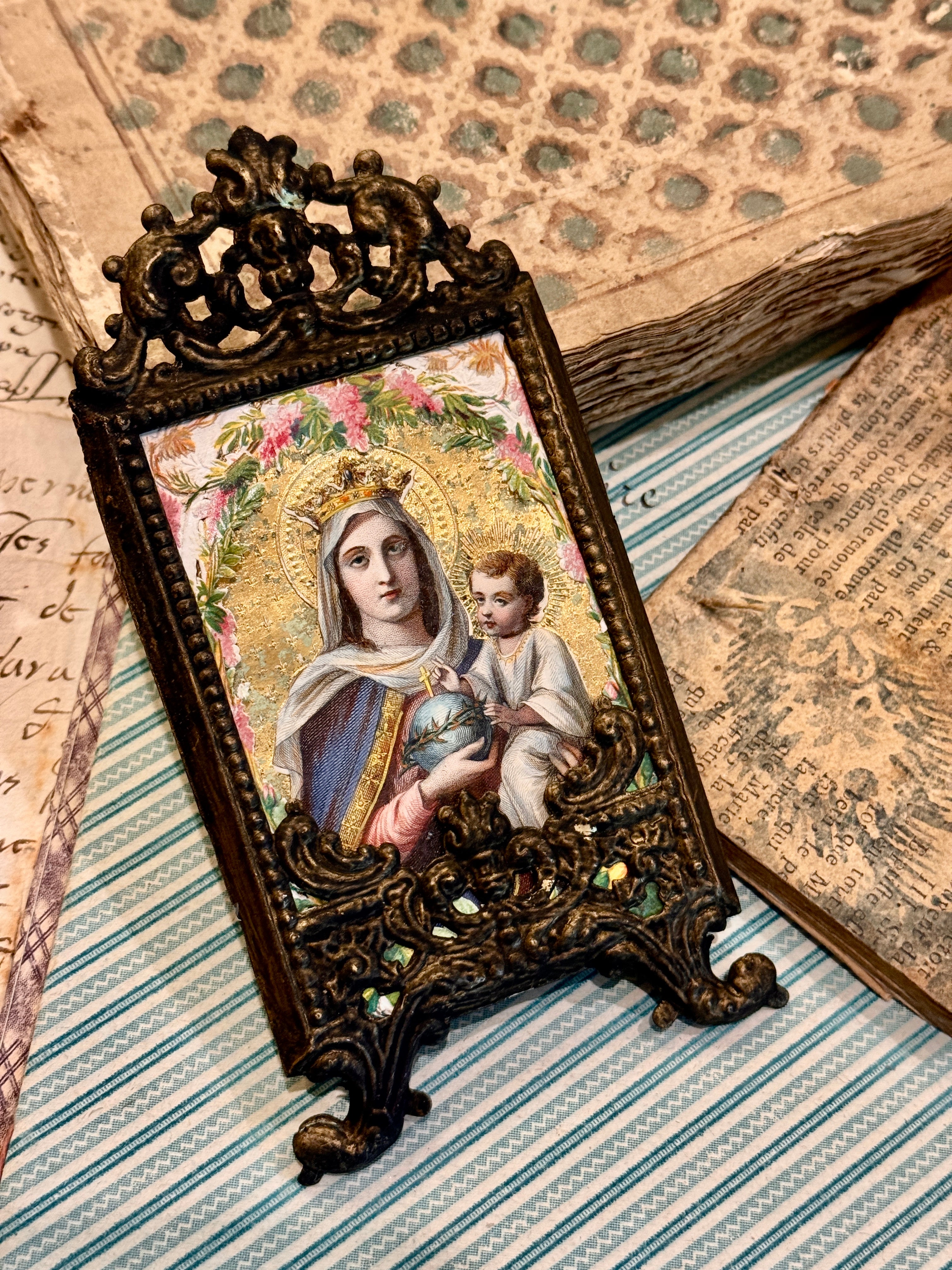 1800s French Religious Icon