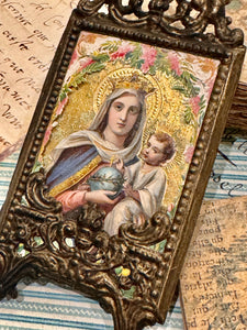 1800s French Religious Icon
