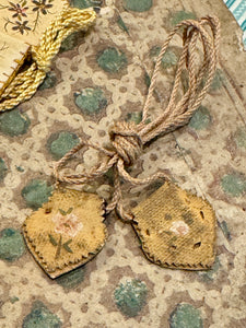 Antique Scapulars from France, Italy, and Spain