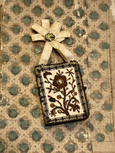 1800s Antique Scapular from France, Italy, or Spain