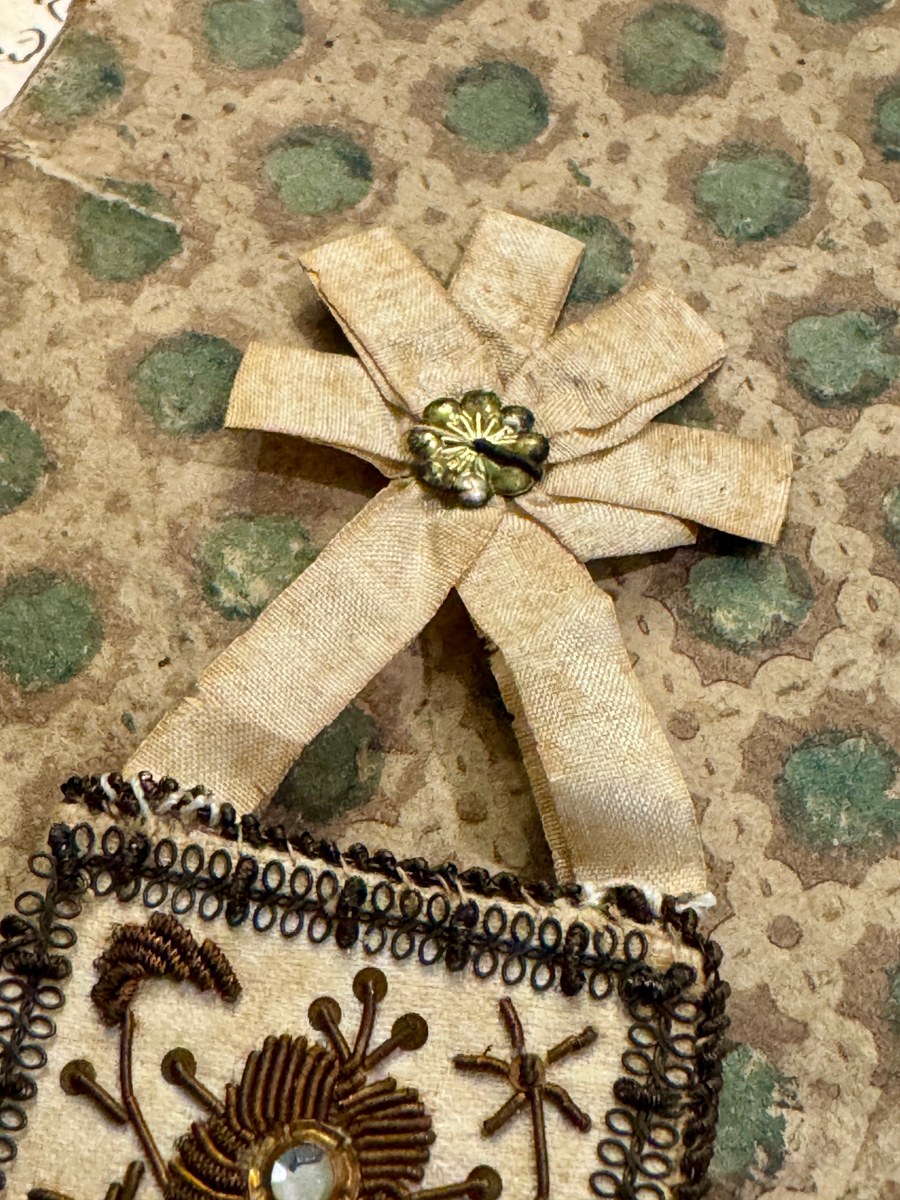 1800s Antique Scapular from France, Italy, or Spain