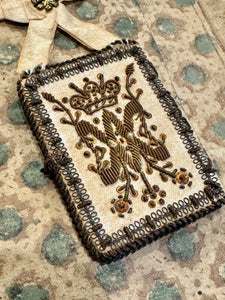 1800s Antique Scapular from France, Italy, or Spain