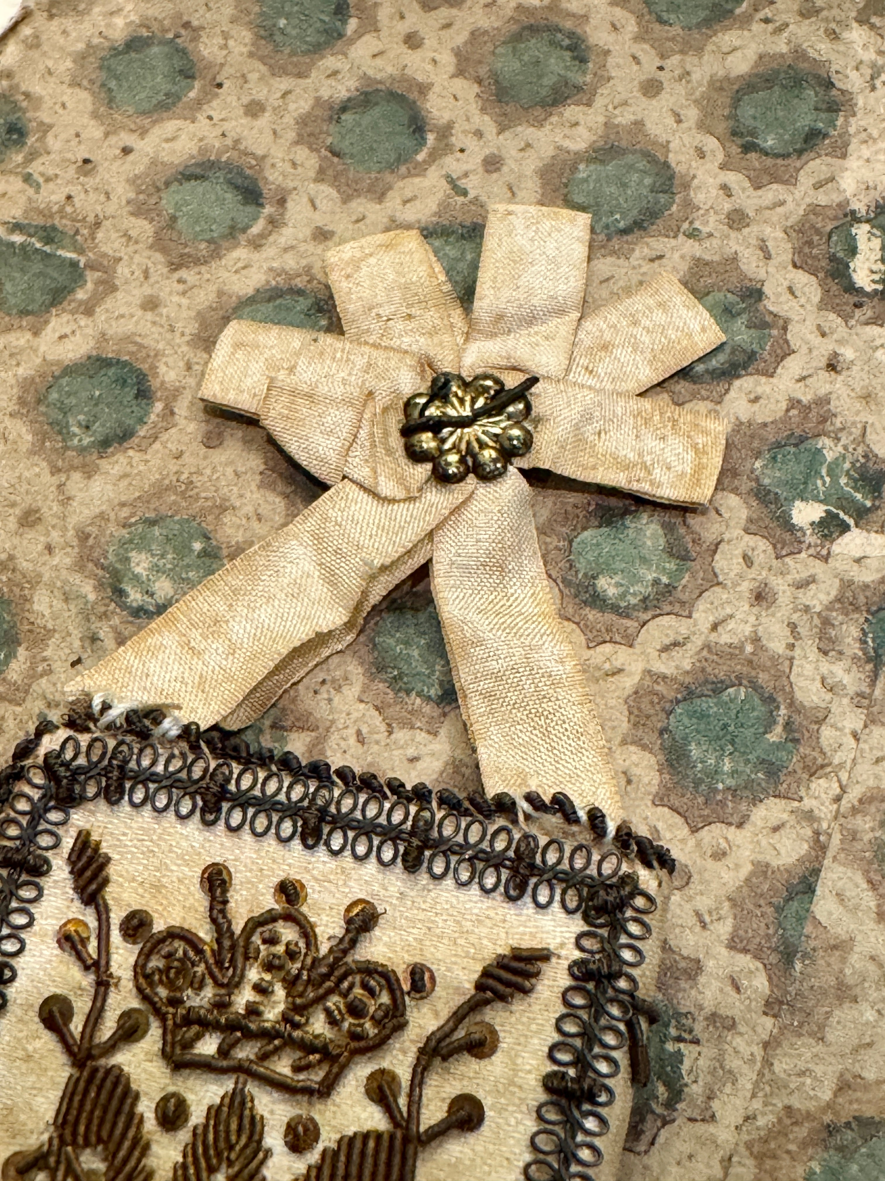 1800s Antique Scapular from France, Italy, or Spain