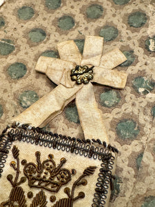 1800s Antique Scapular from France, Italy, or Spain