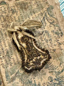 1800s Antique Scapular from France, Italy, or Spain