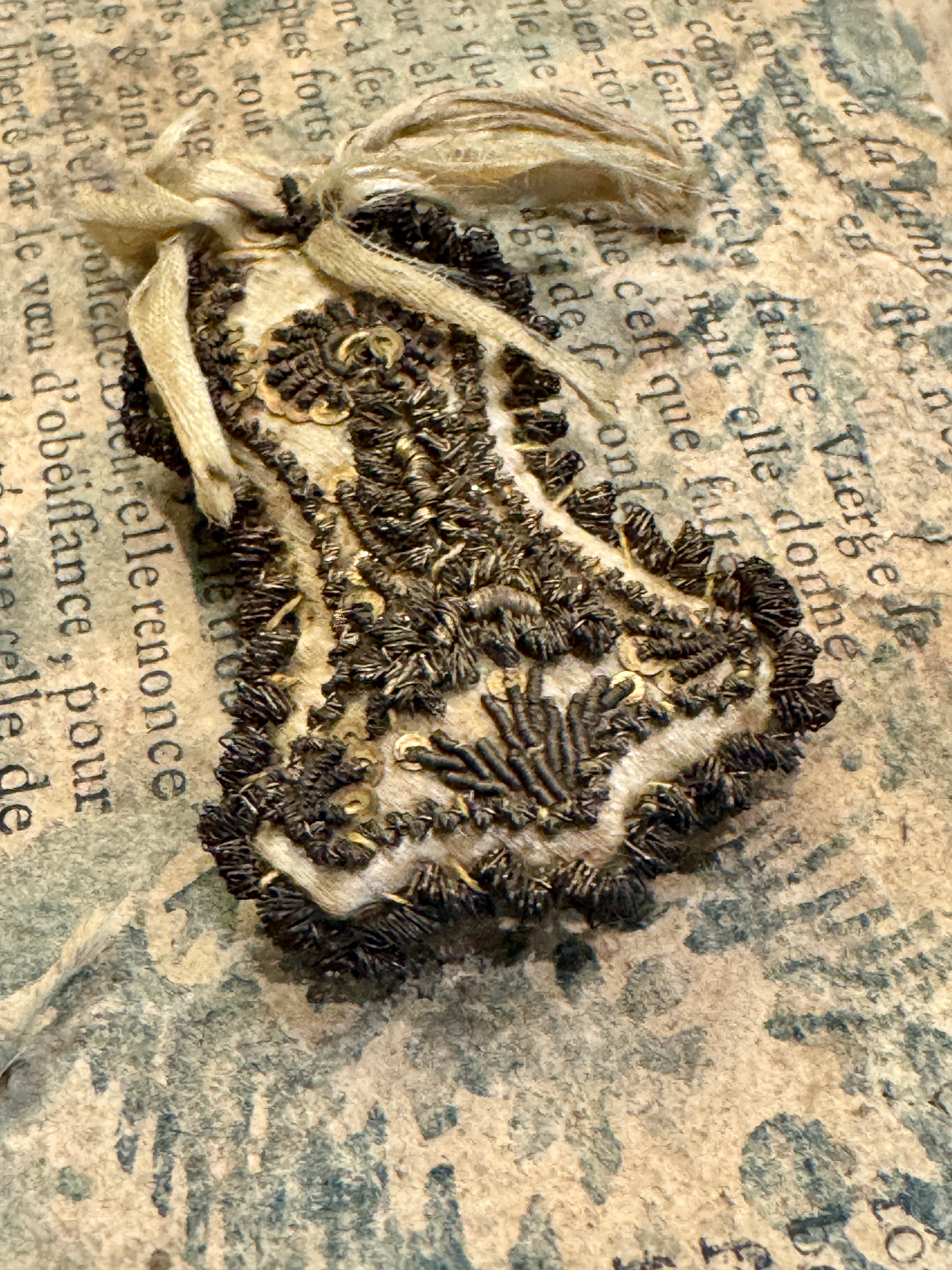 1800s Antique Scapular from France, Italy, or Spain