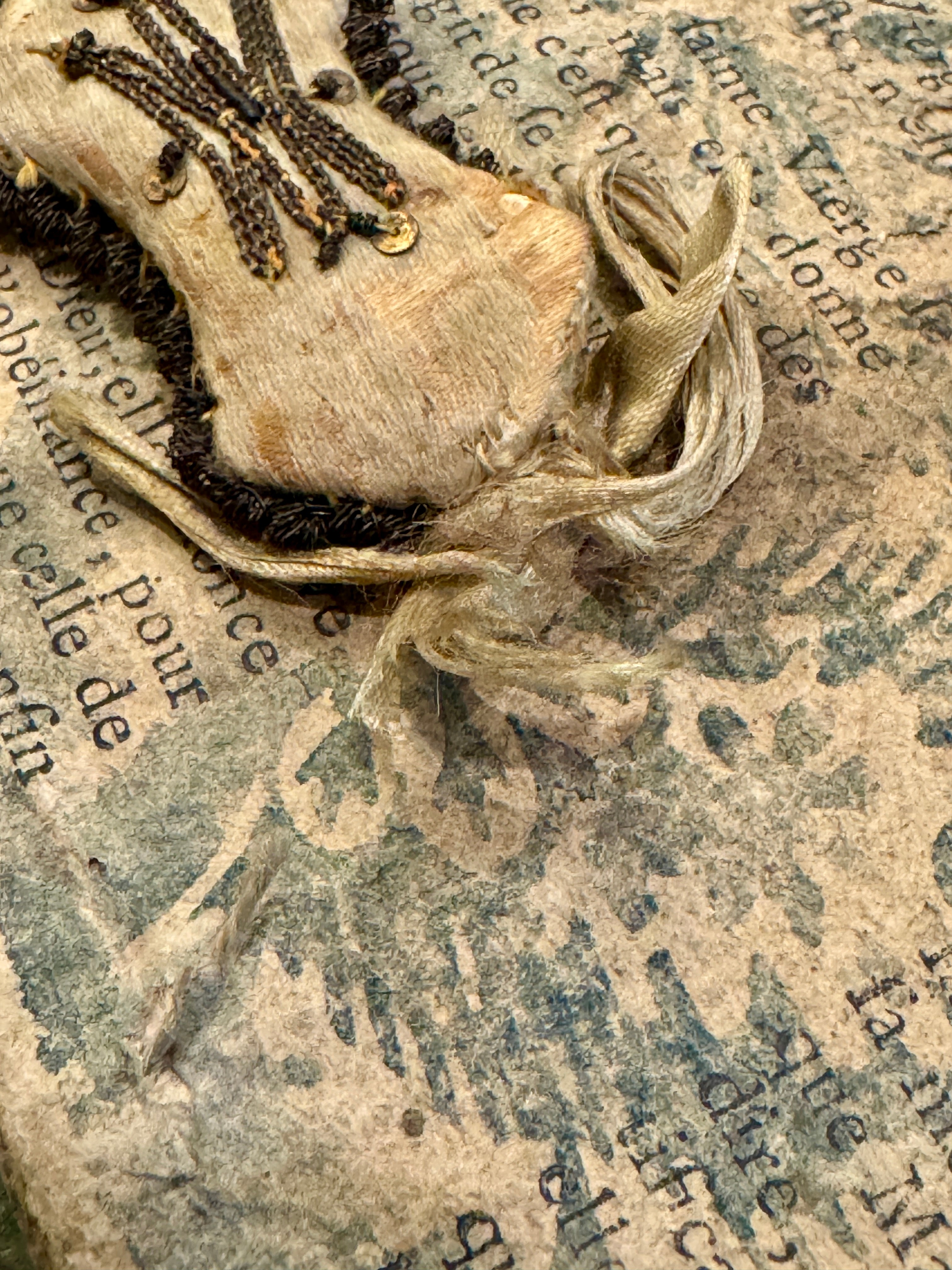 1800s Antique Scapular from France, Italy, or Spain