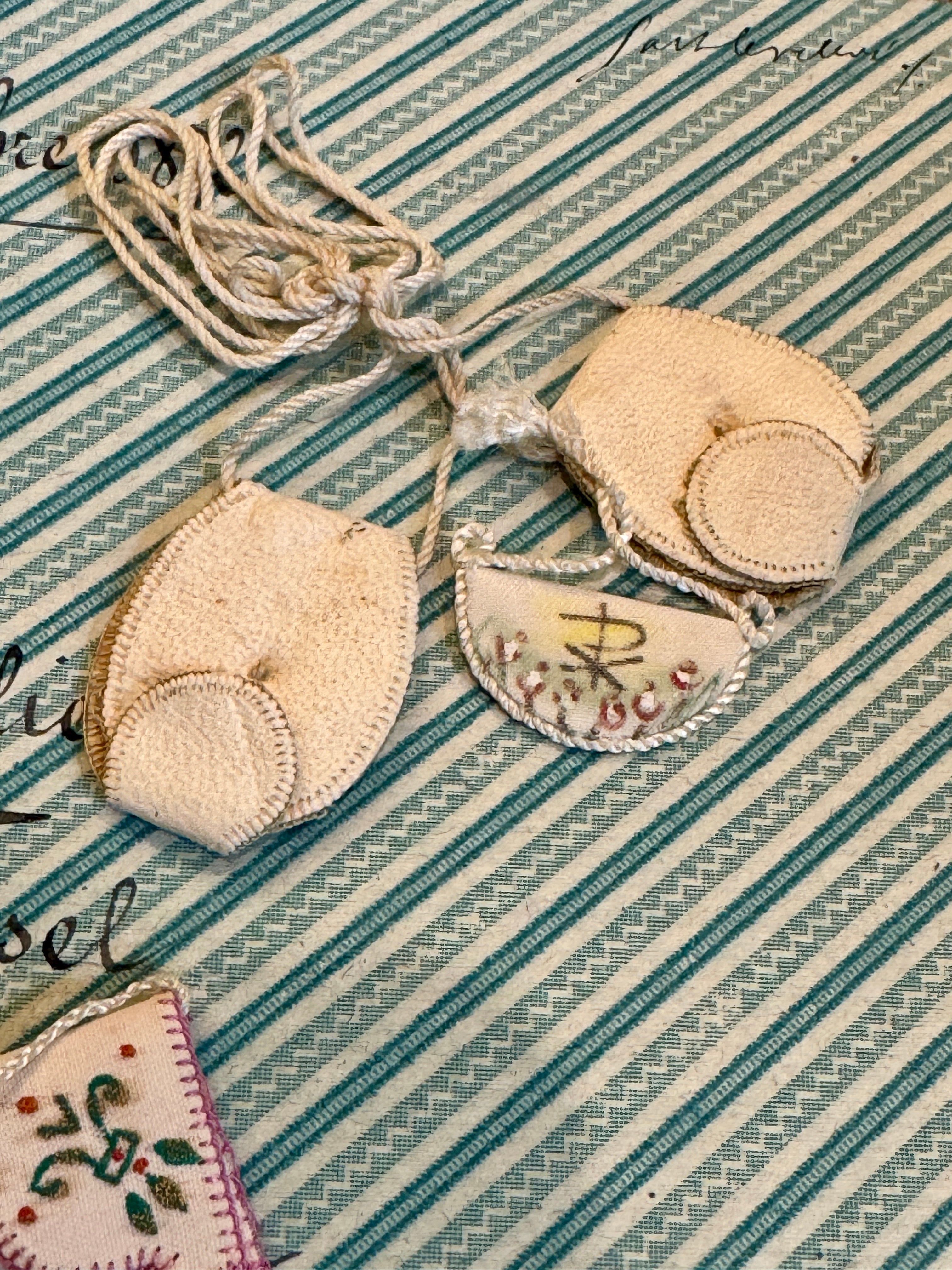 Antique Scapulars from France, Italy, and Spain