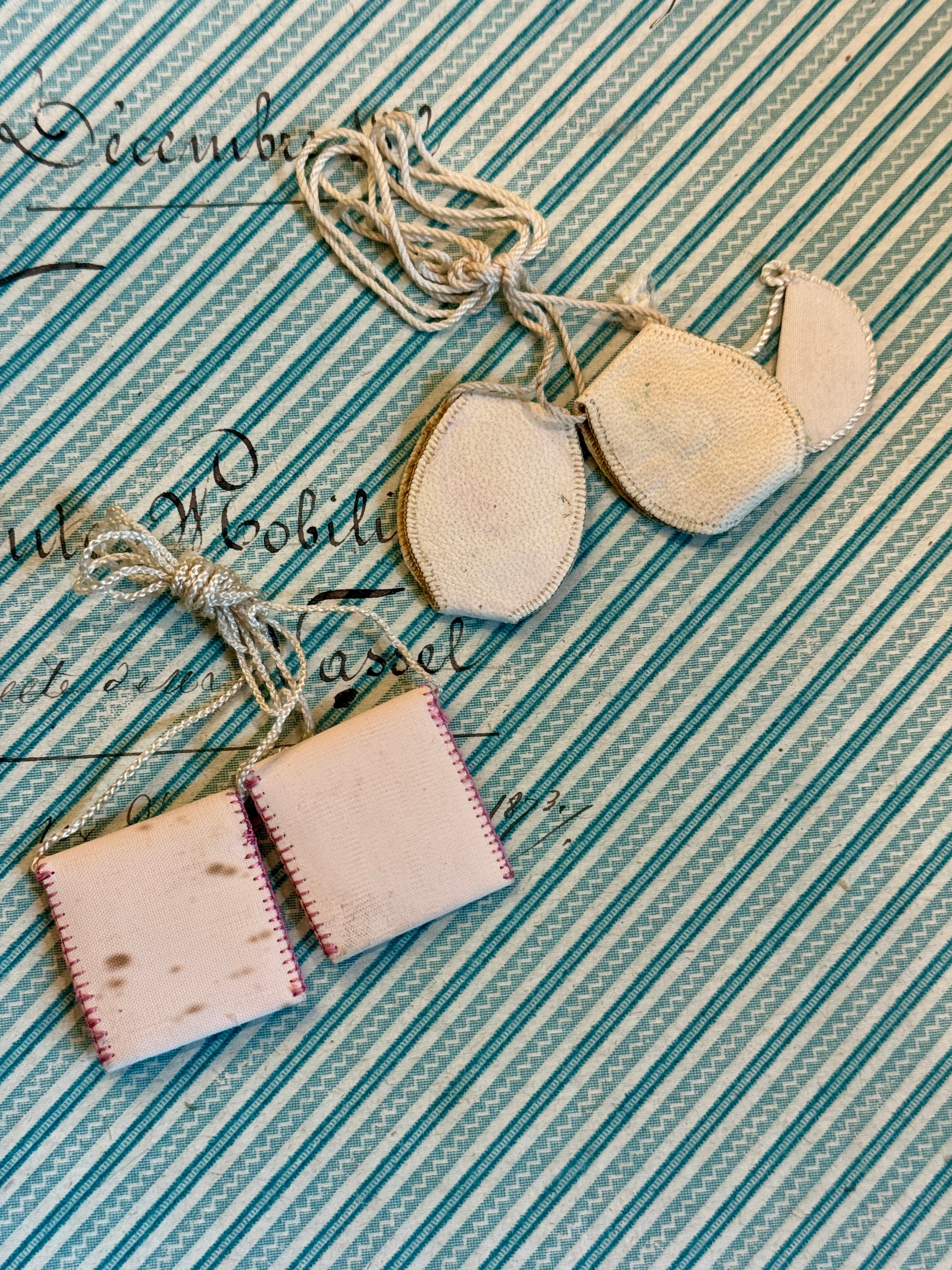 Antique Scapulars from France, Italy, and Spain