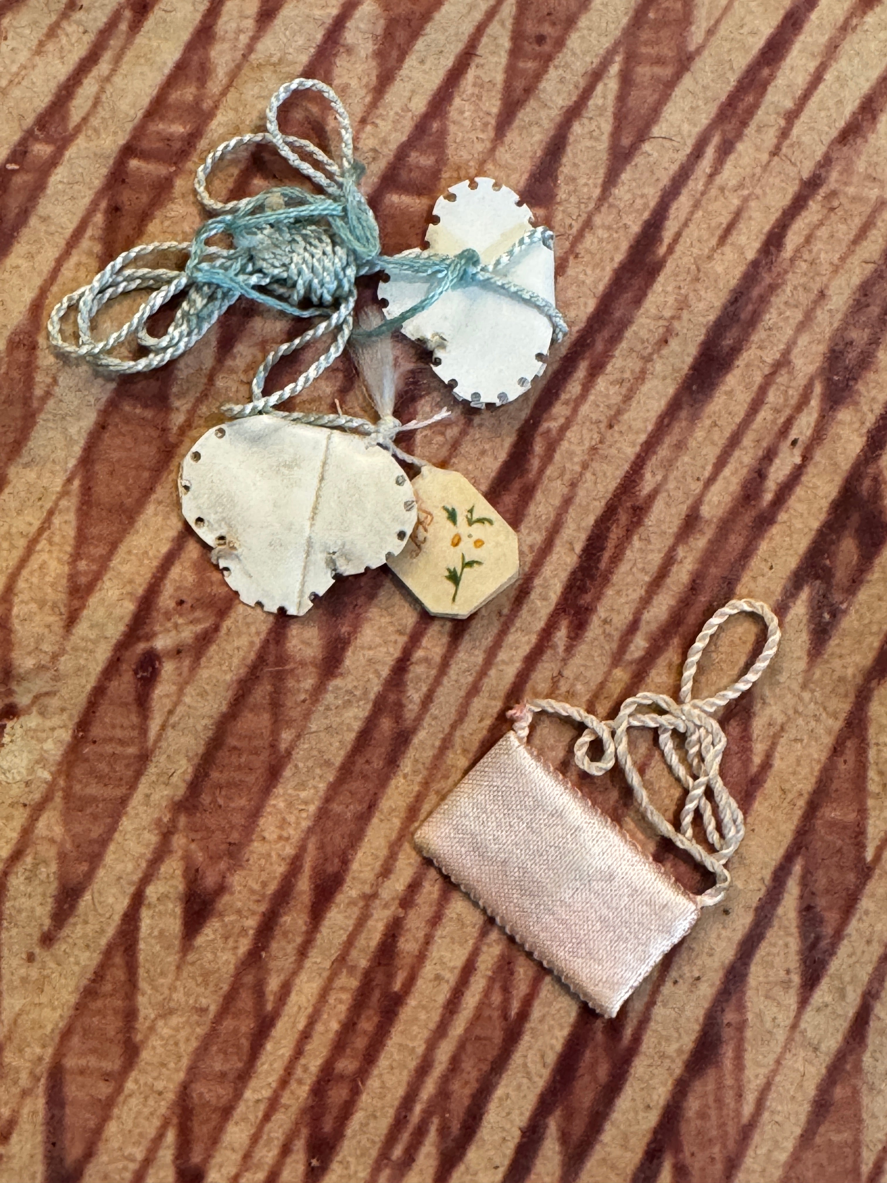 Antique Scapulars from France, Italy, and Spain