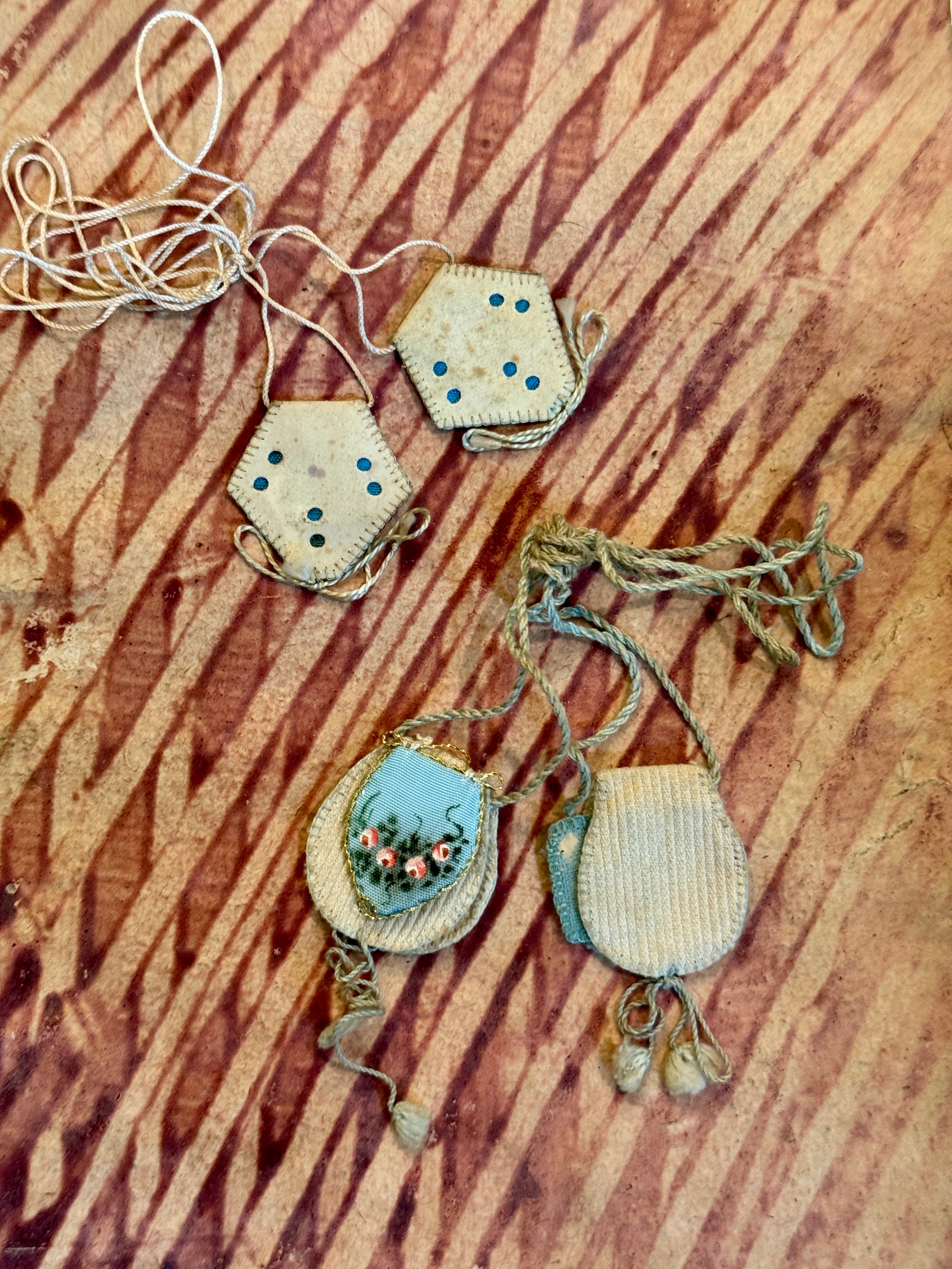 Antique Scapulars from France, Italy, and Spain