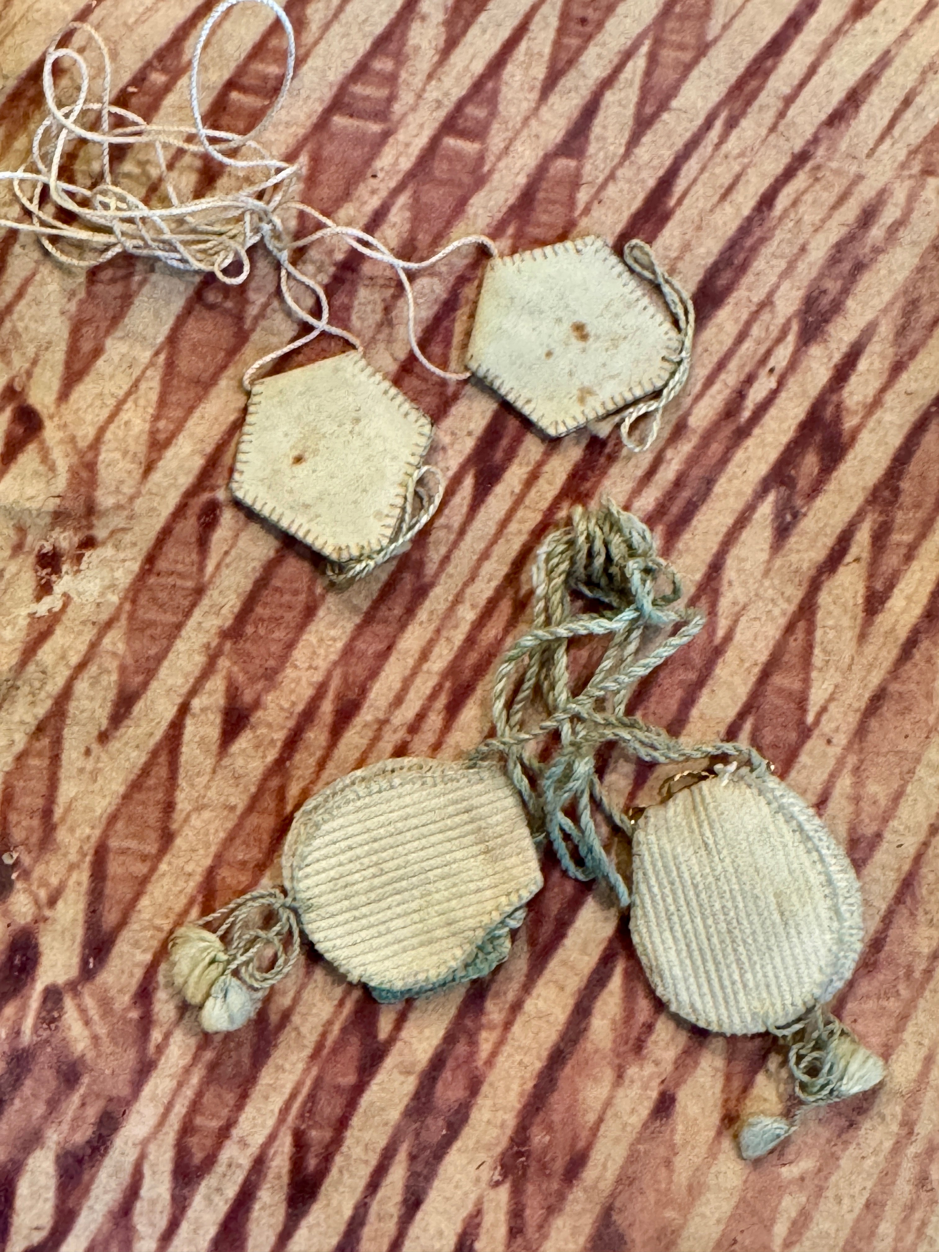 Antique Scapulars from France, Italy, and Spain