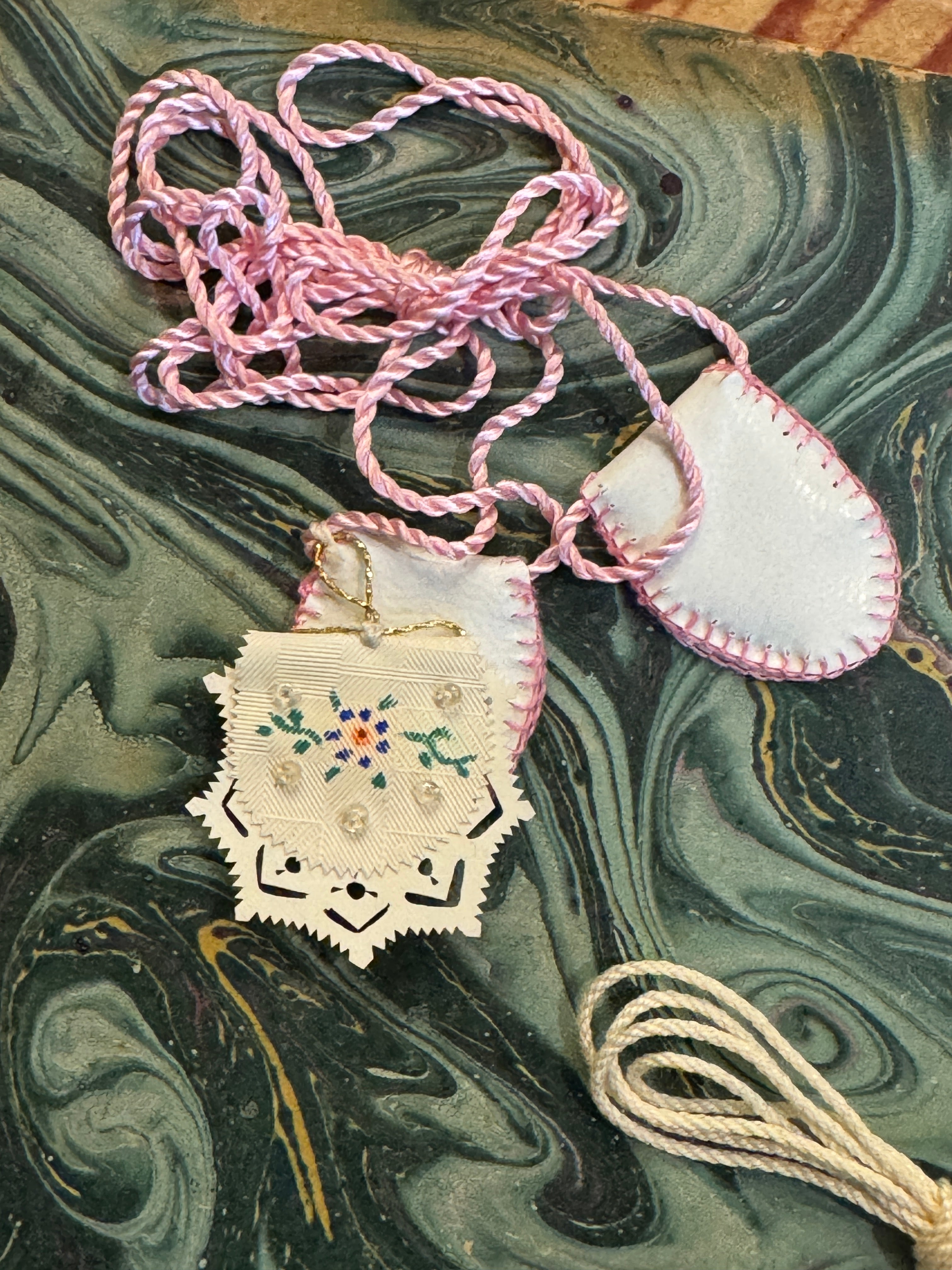 Antique Scapulars from France, Italy, and Spain
