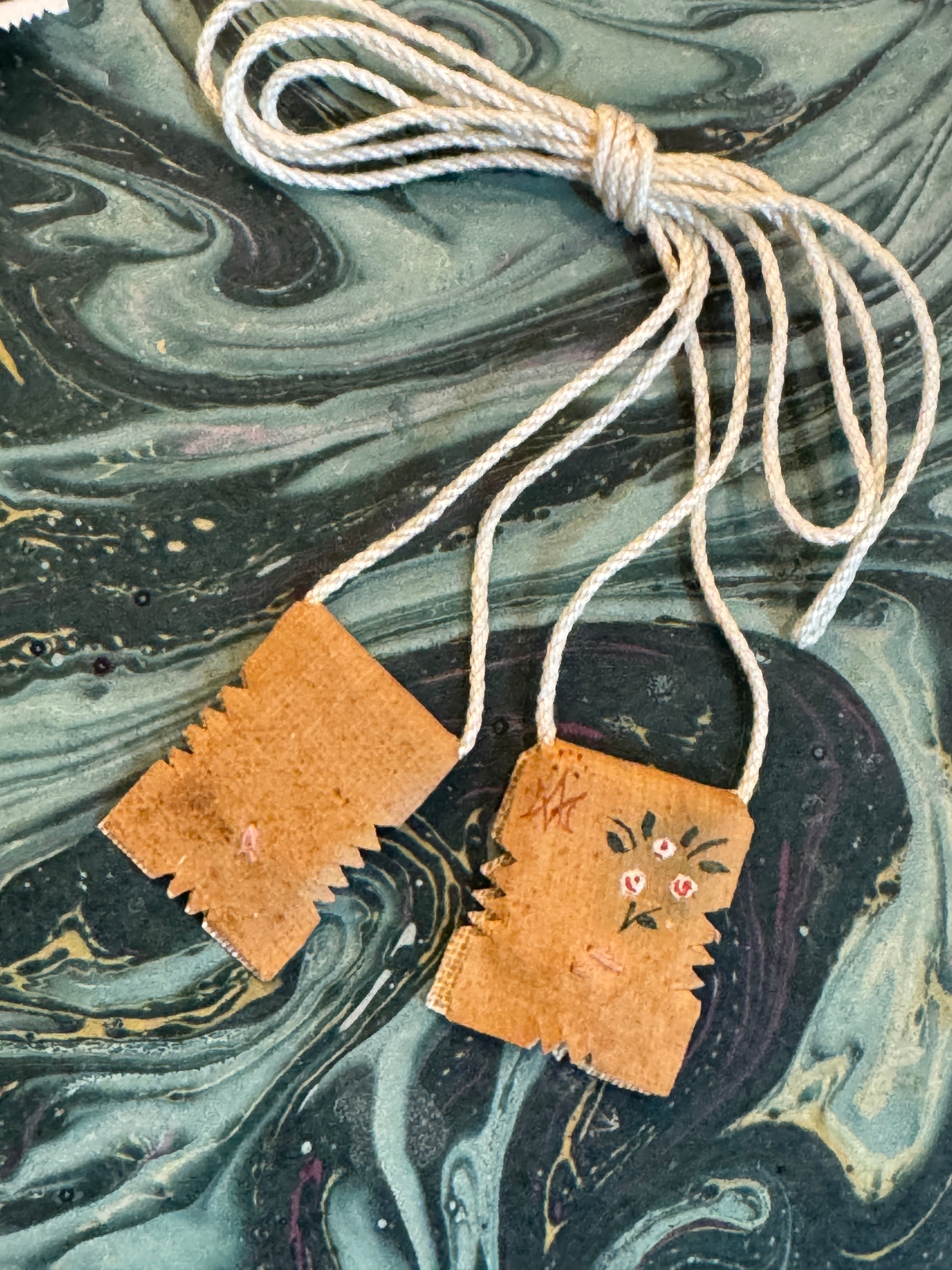 Antique Scapulars from France, Italy, and Spain