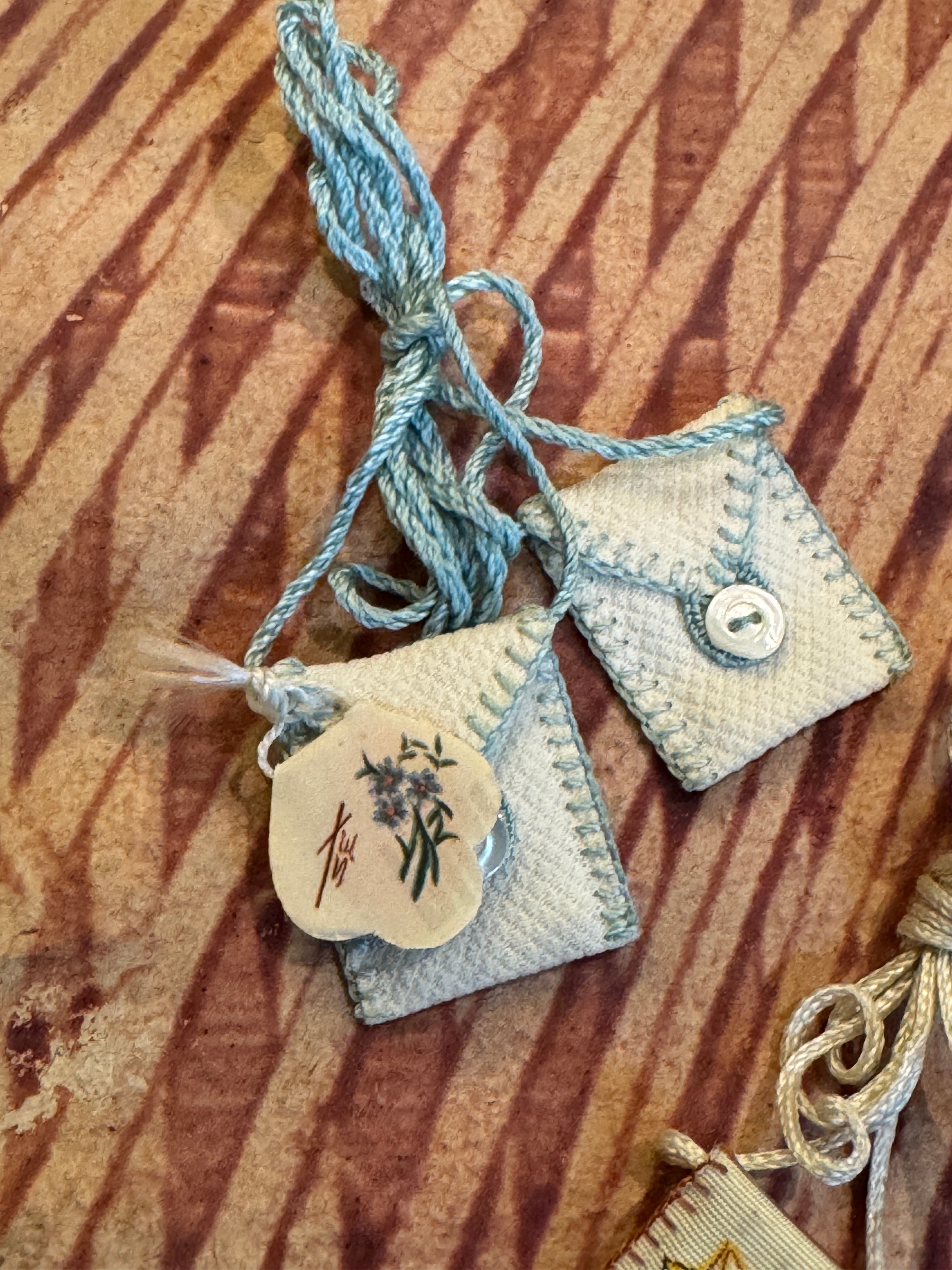 Antique Scapulars from France, Italy, and Spain
