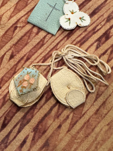 Antique Scapulars from France, Italy, and Spain