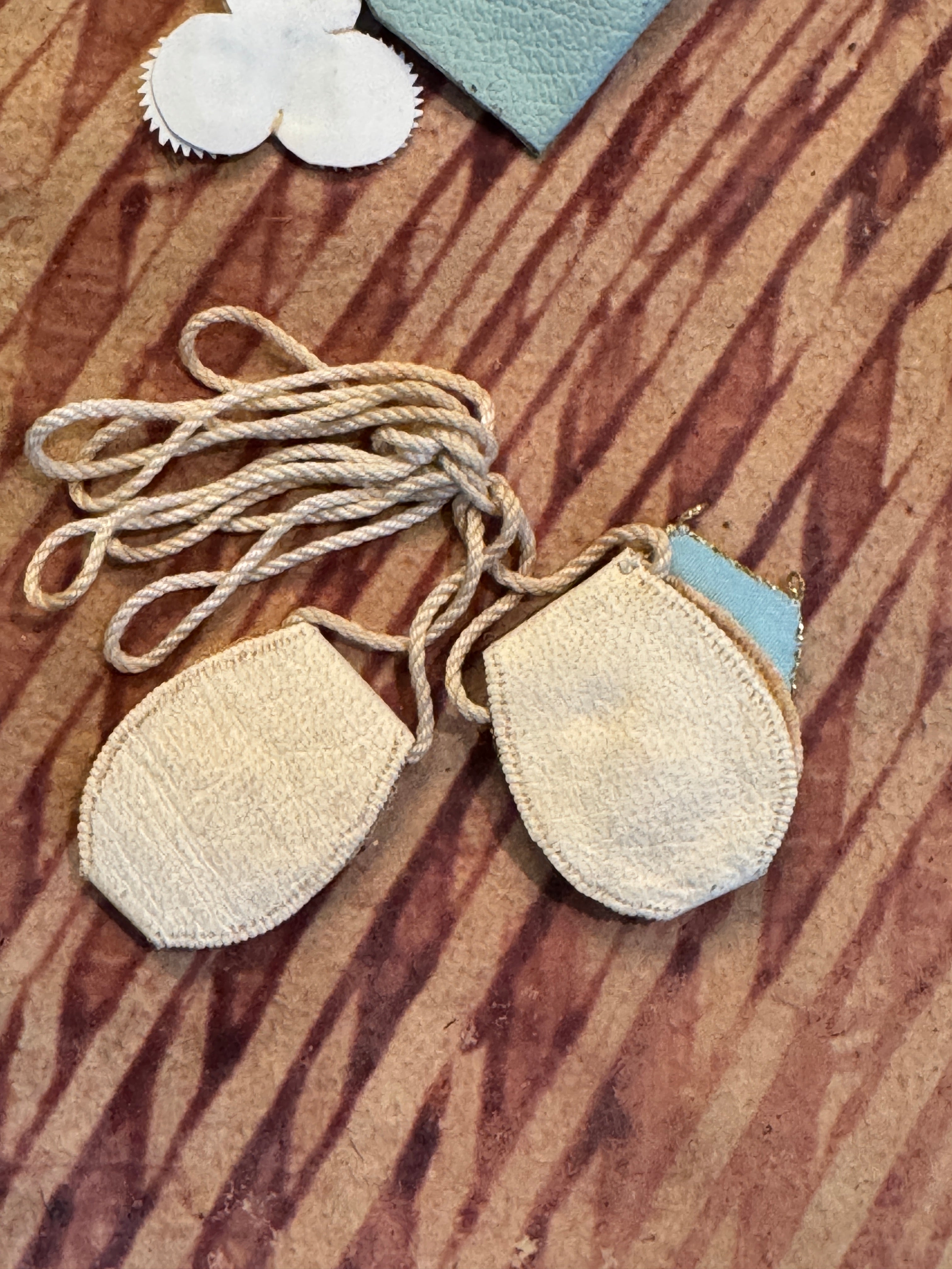 Antique Scapulars from France, Italy, and Spain