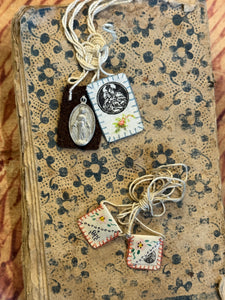 Antique Scapulars from France, Italy, and Spain