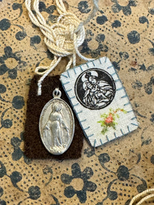 Antique Scapulars from France, Italy, and Spain
