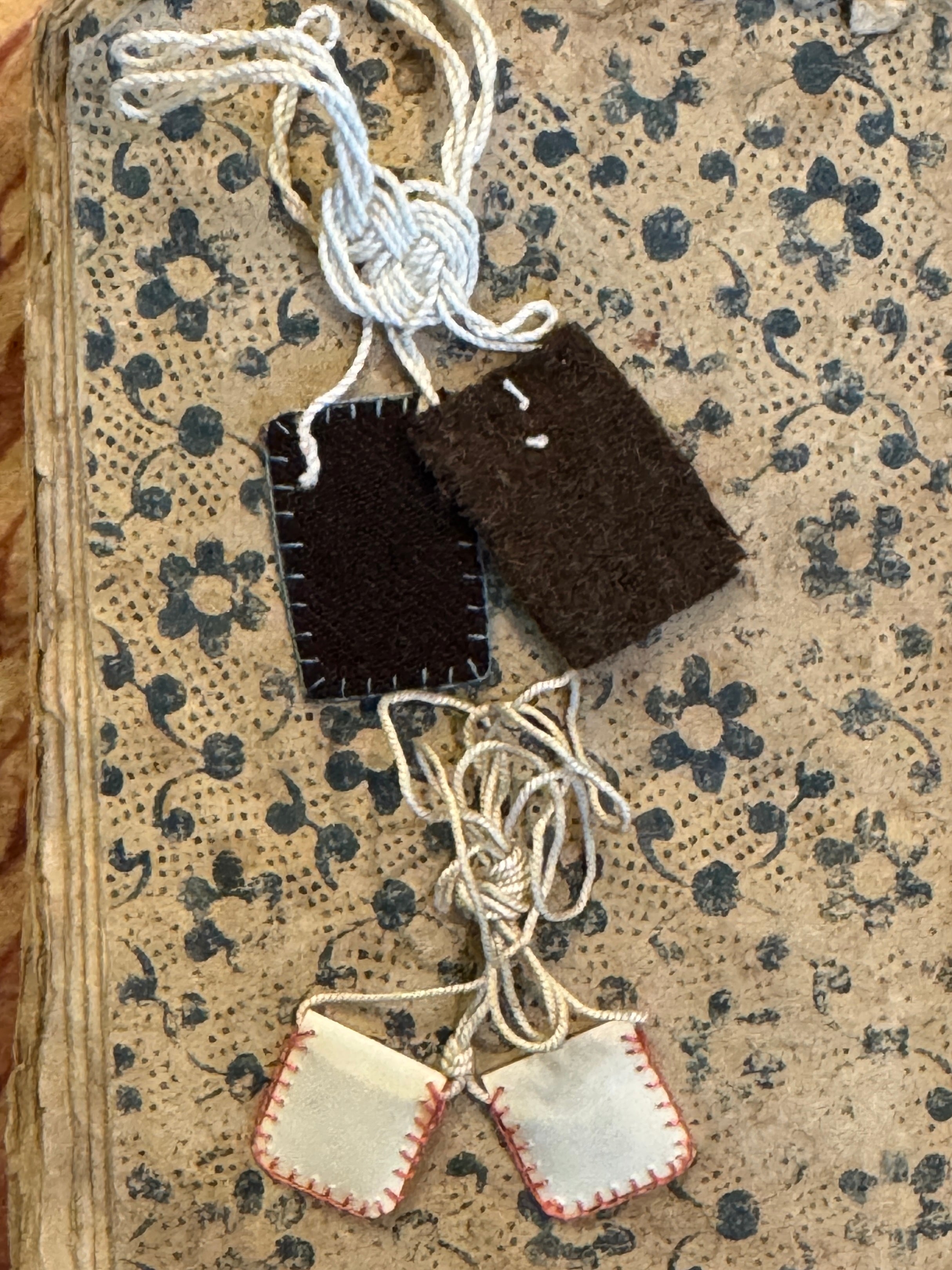 Antique Scapulars from France, Italy, and Spain