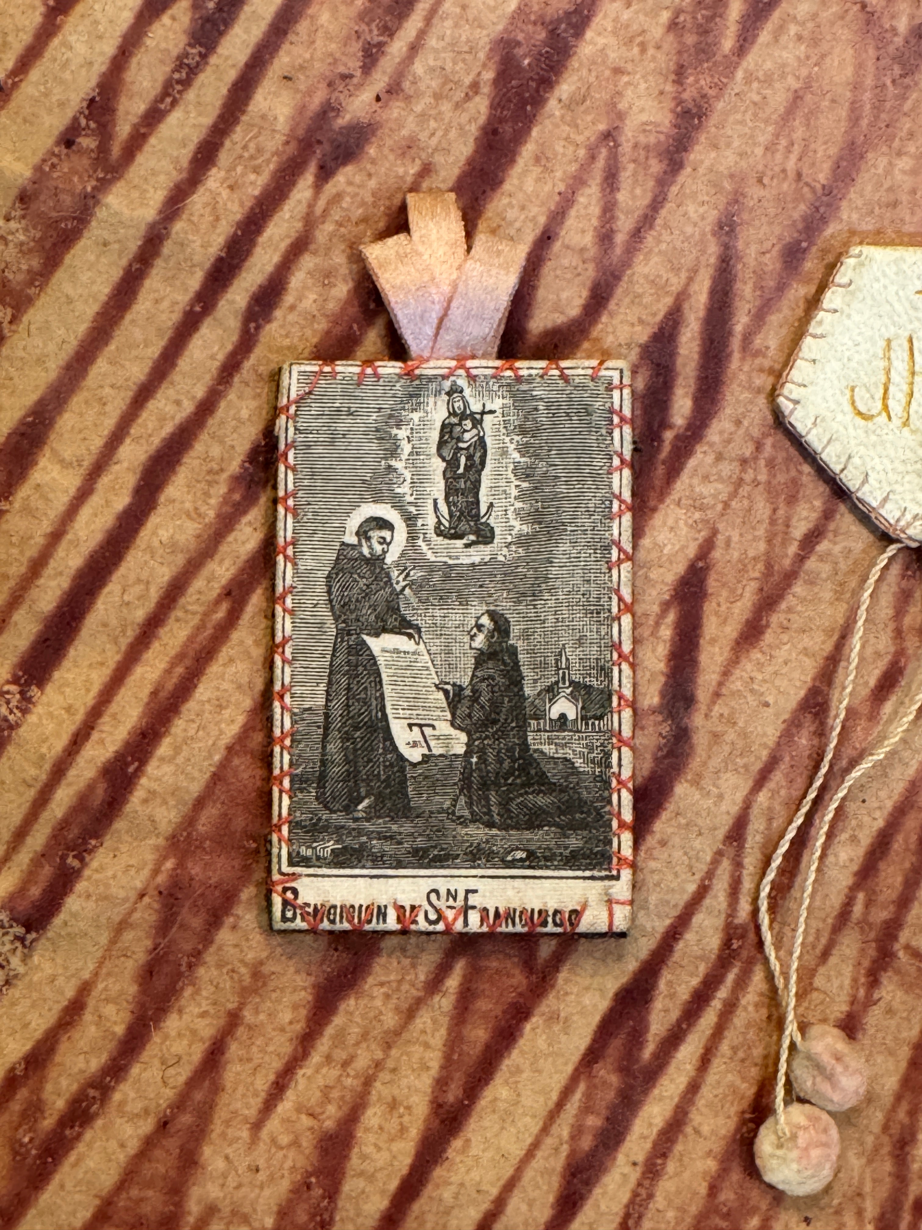 Antique Scapulars from France, Italy, and Spain