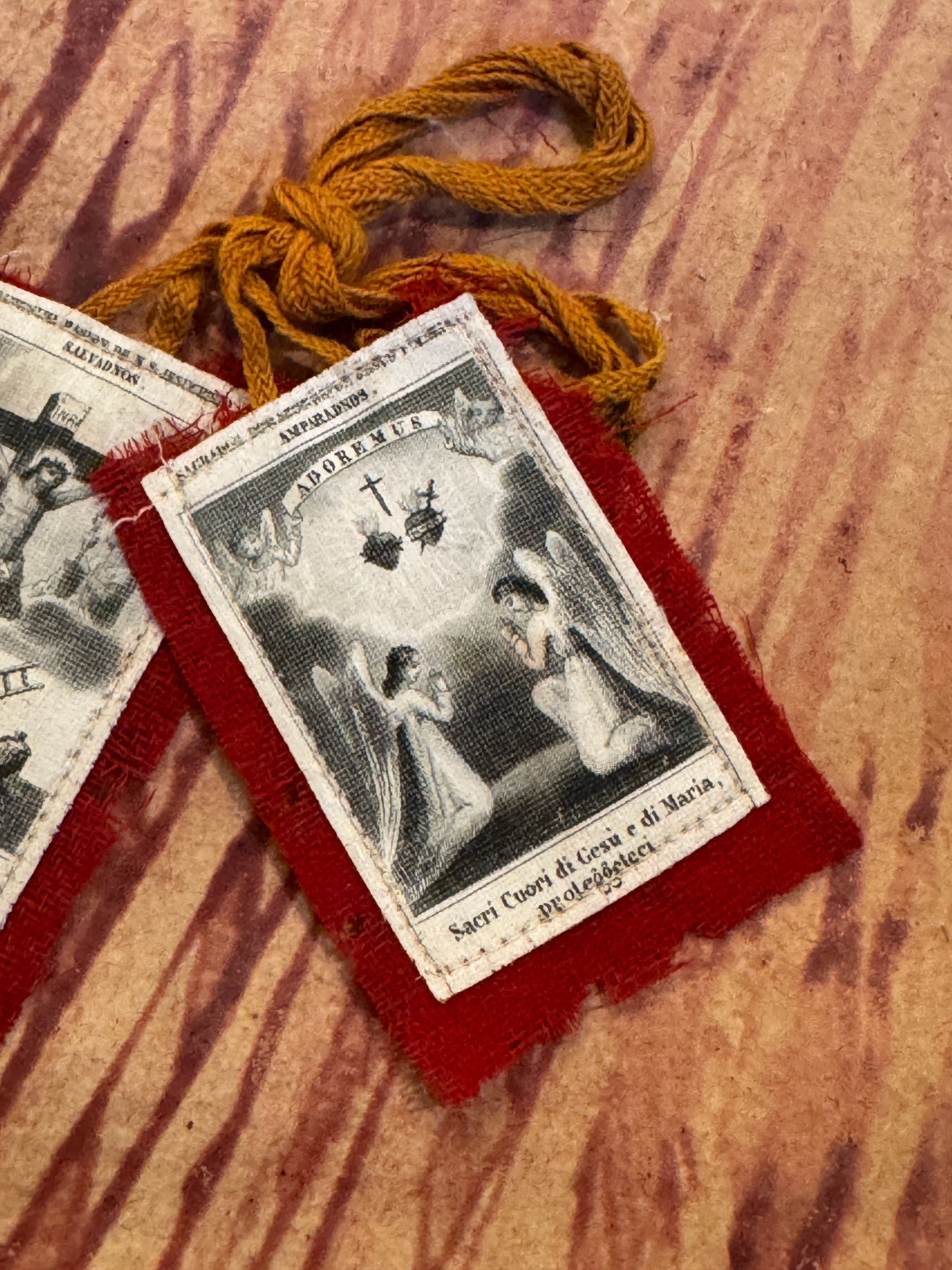 Antique Scapulars from France, Italy, and Spain