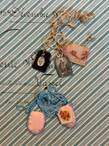 Antique Scapulars from France, Italy, and Spain