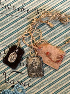 Antique Scapulars from France, Italy, and Spain