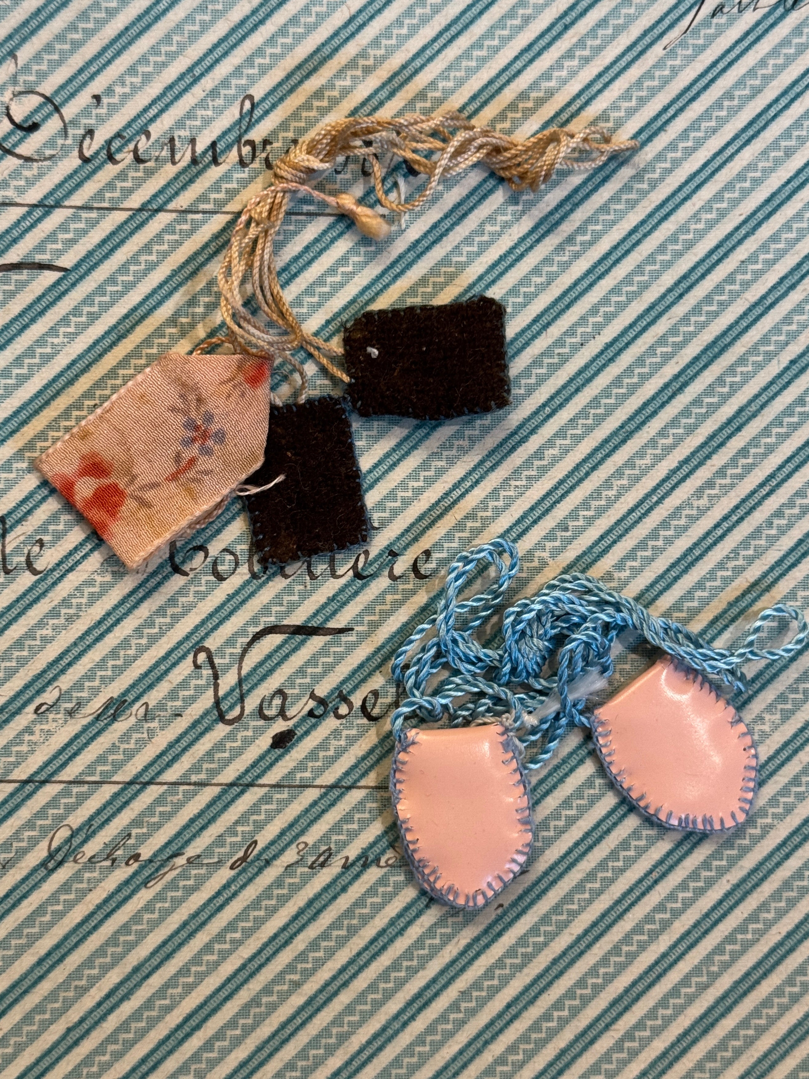 Antique Scapulars from France, Italy, and Spain