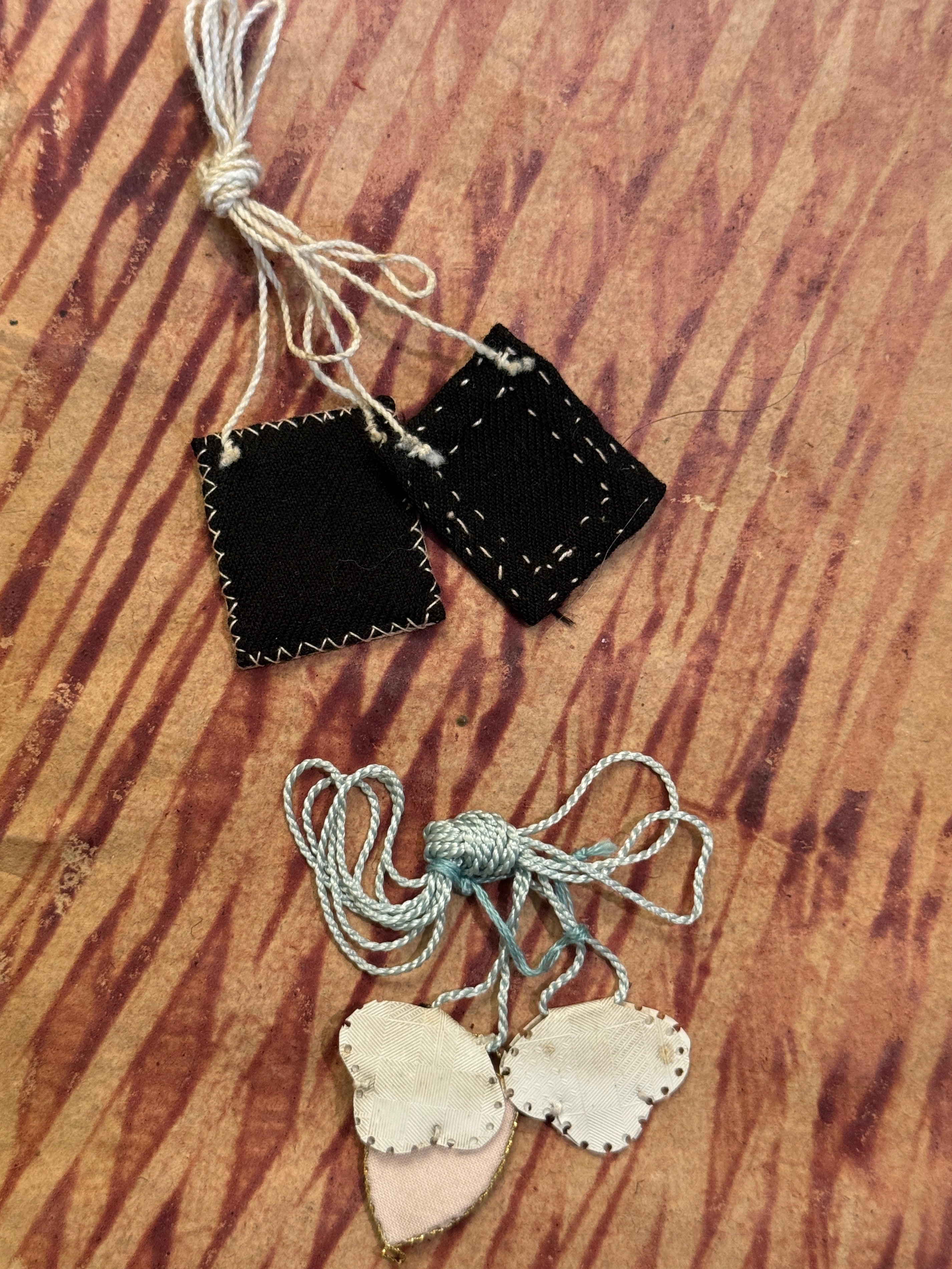 Antique Scapulars from France, Italy, and Spain