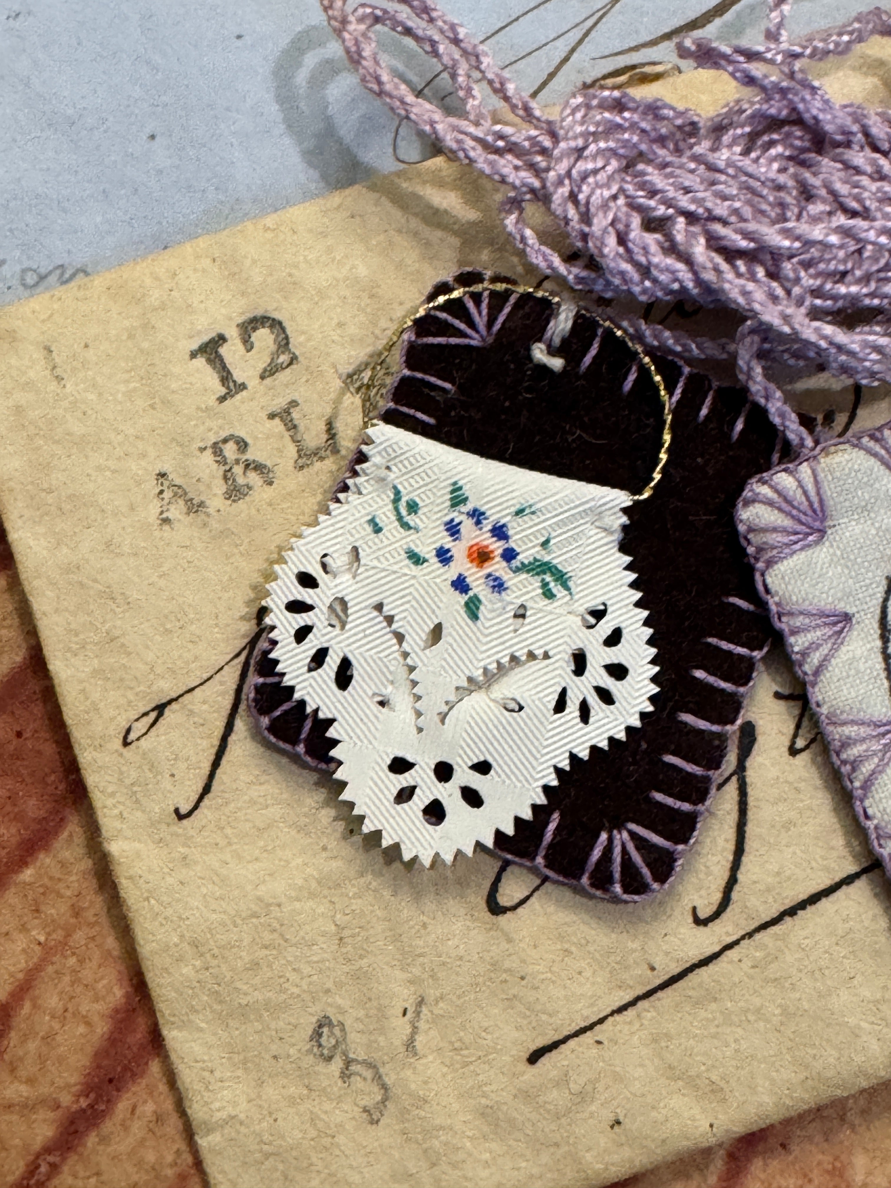 Antique Scapulars from France, Italy, and Spain