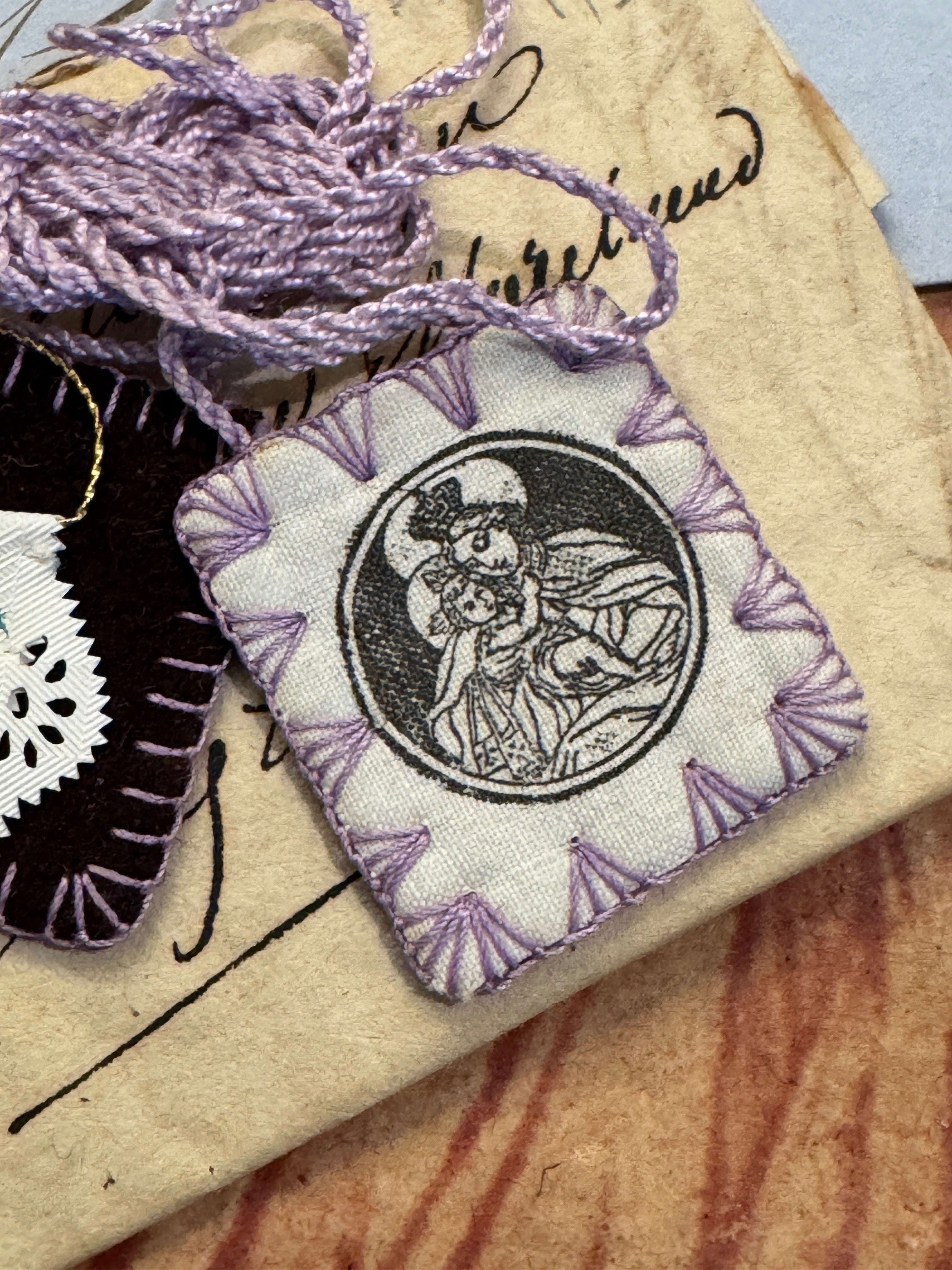 Antique Scapulars from France, Italy, and Spain