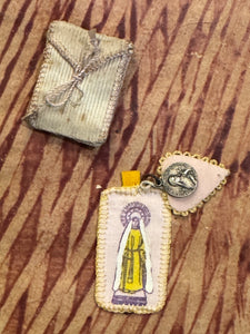 Antique Scapulars from France, Italy, and Spain