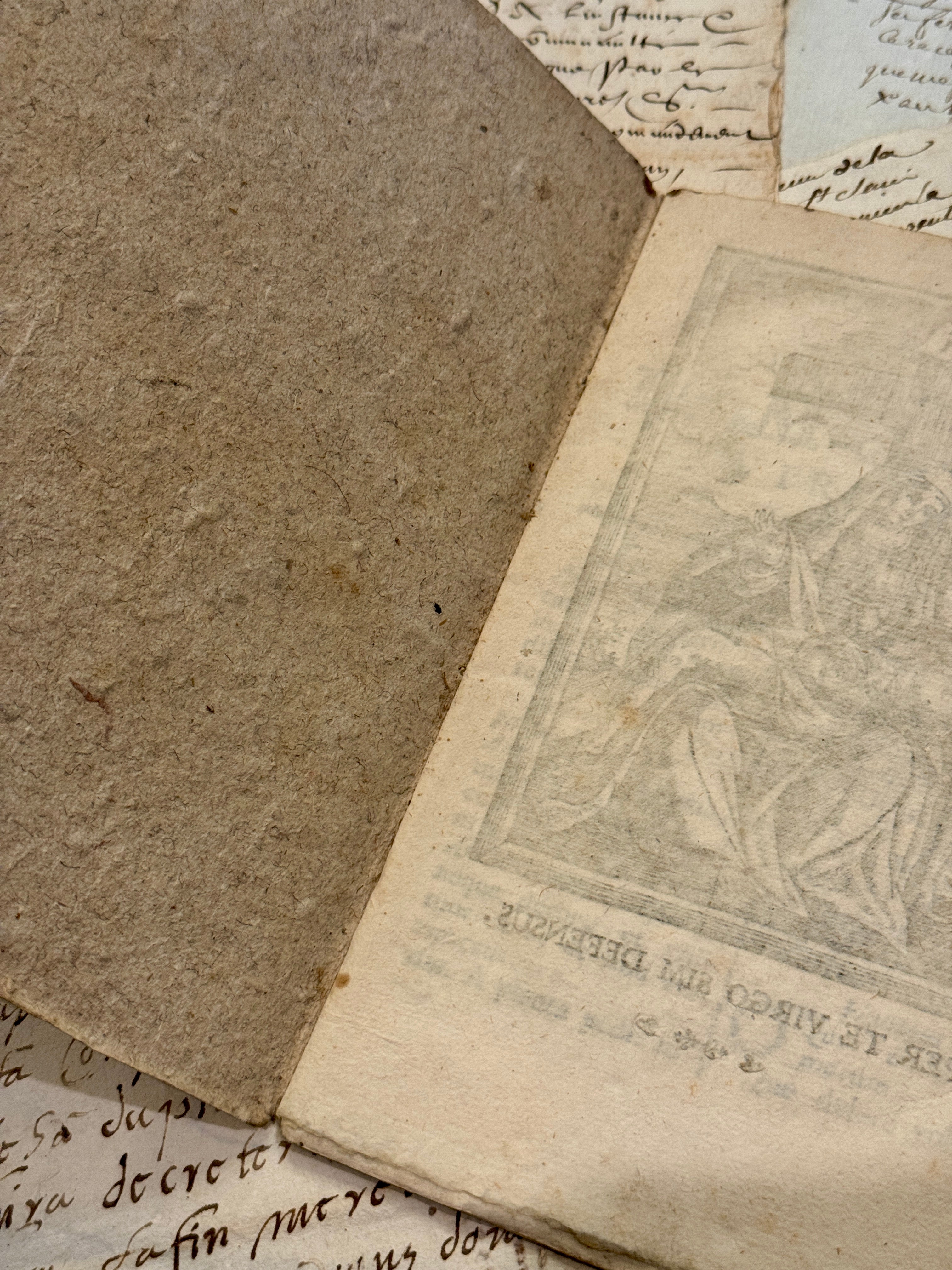Antique 1793 French Dominote Book