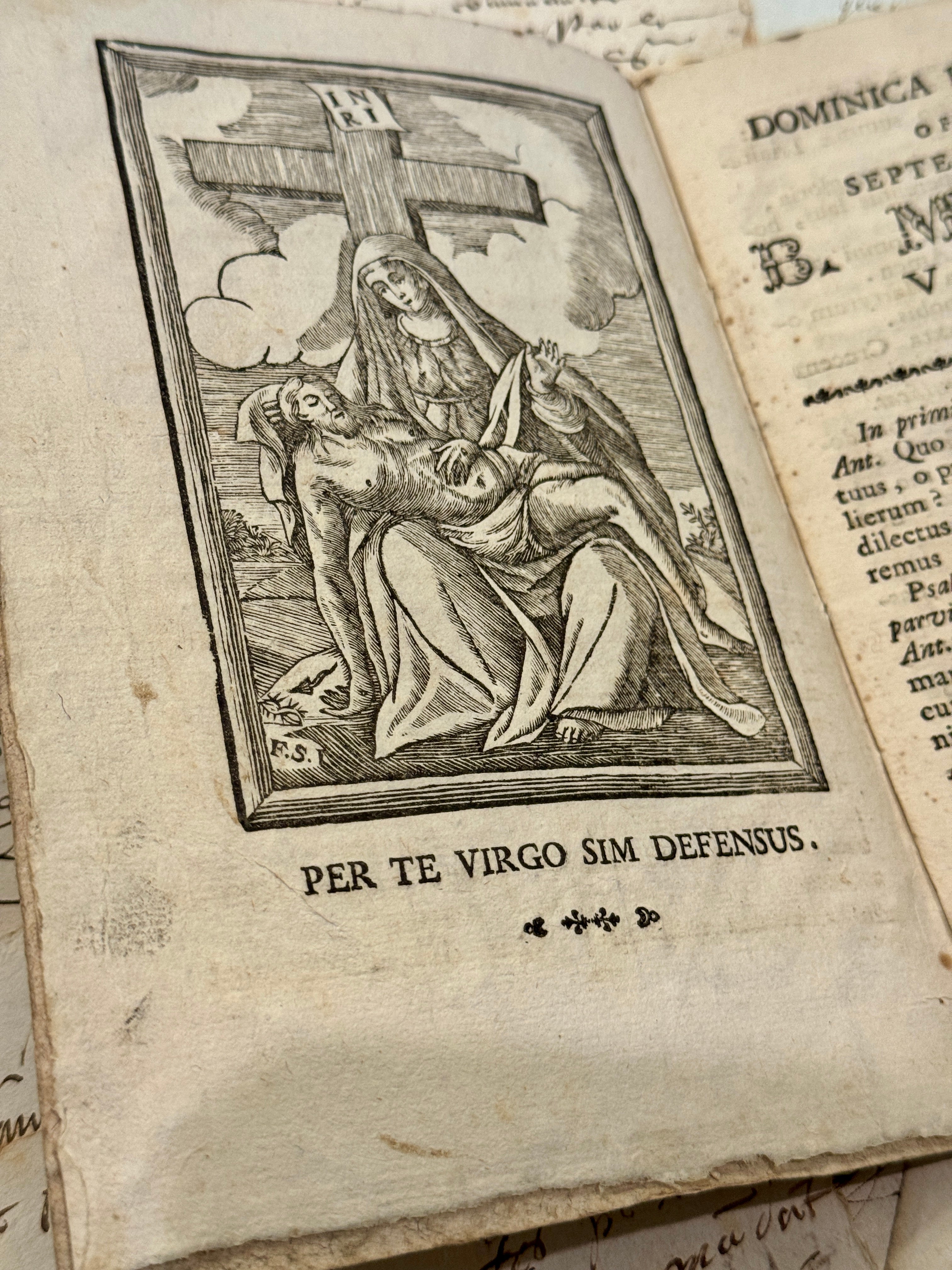 Antique 1793 French Dominote Book
