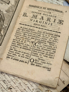Antique 1793 French Dominote Book