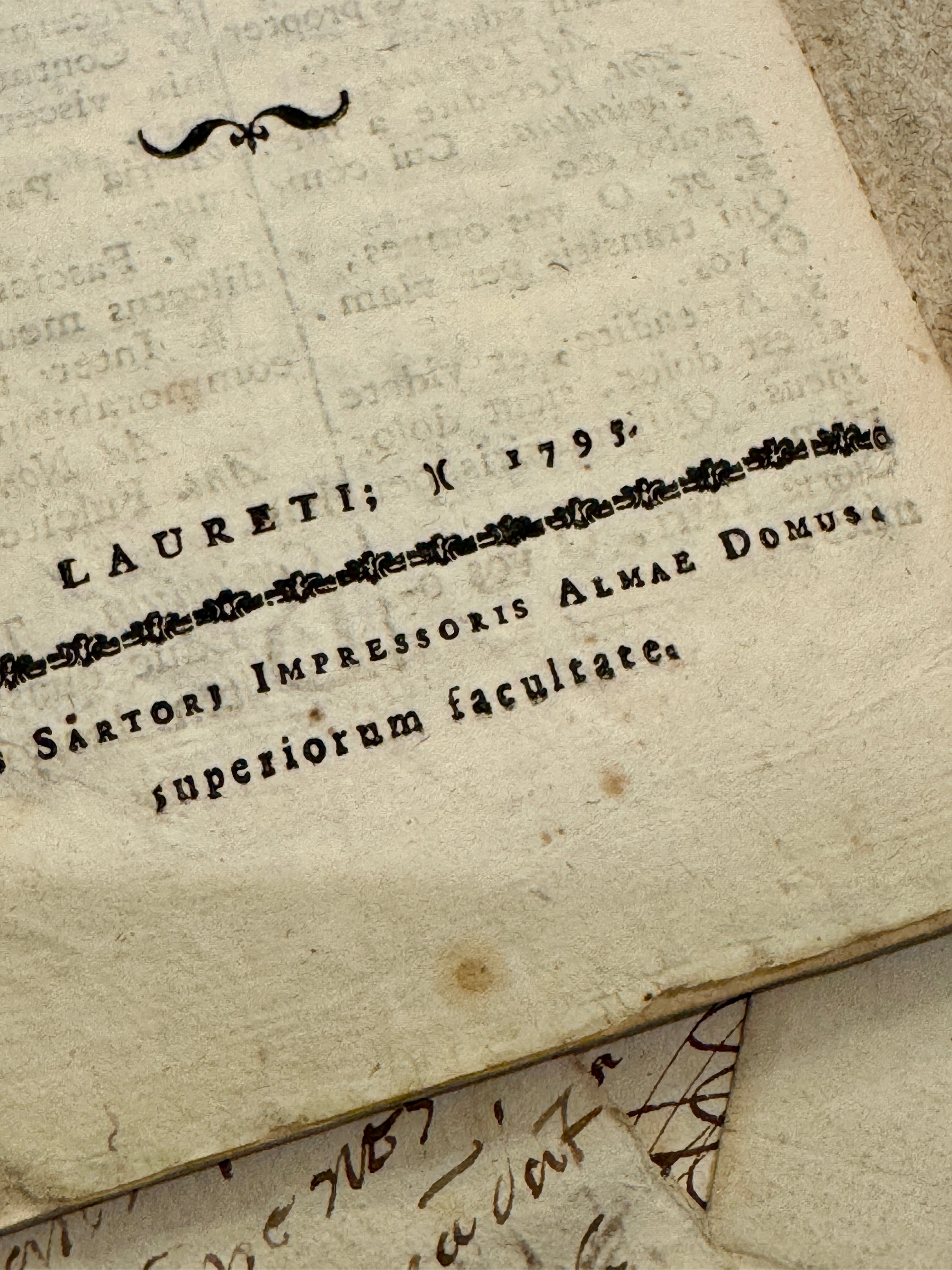 Antique 1793 French Dominote Book