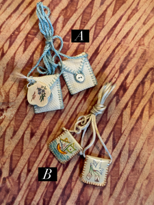 Antique Scapulars from France, Italy, and Spain